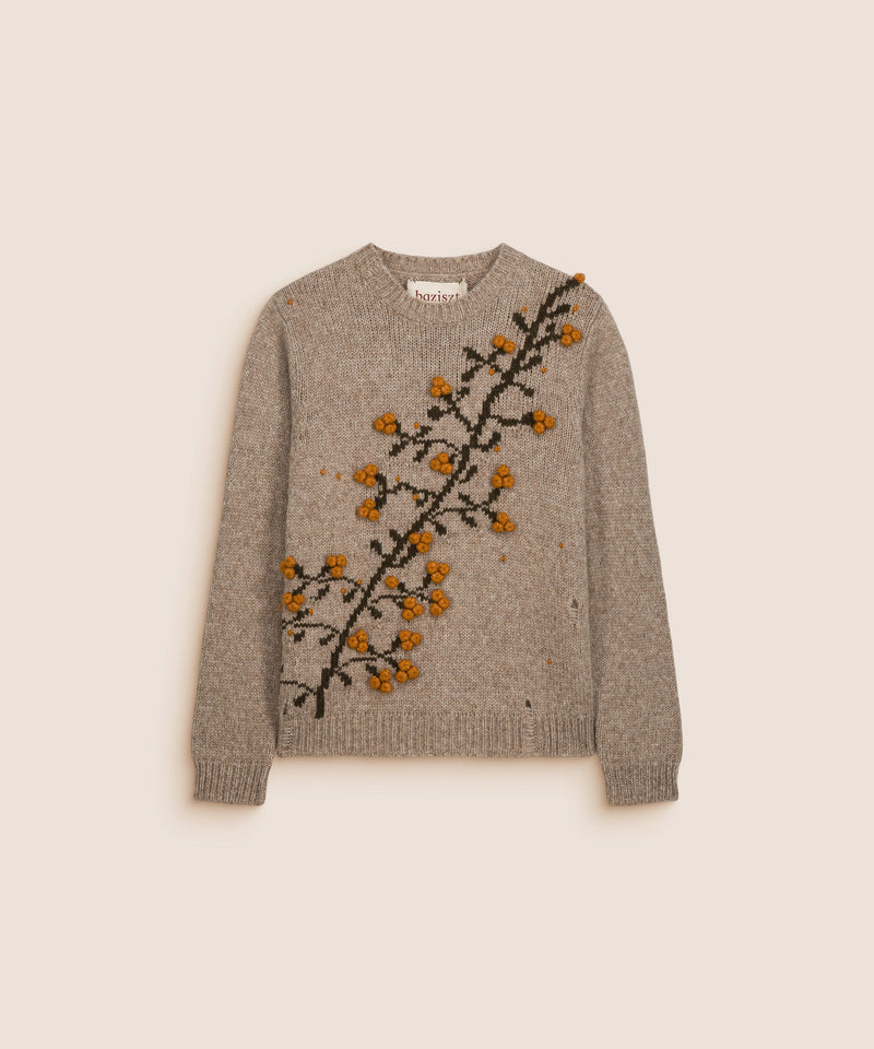 PUFF SWEATER BEIGE