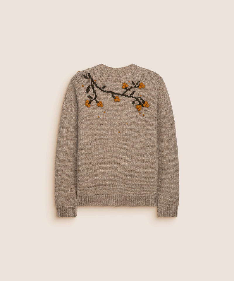 PUFF SWEATER BEIGE