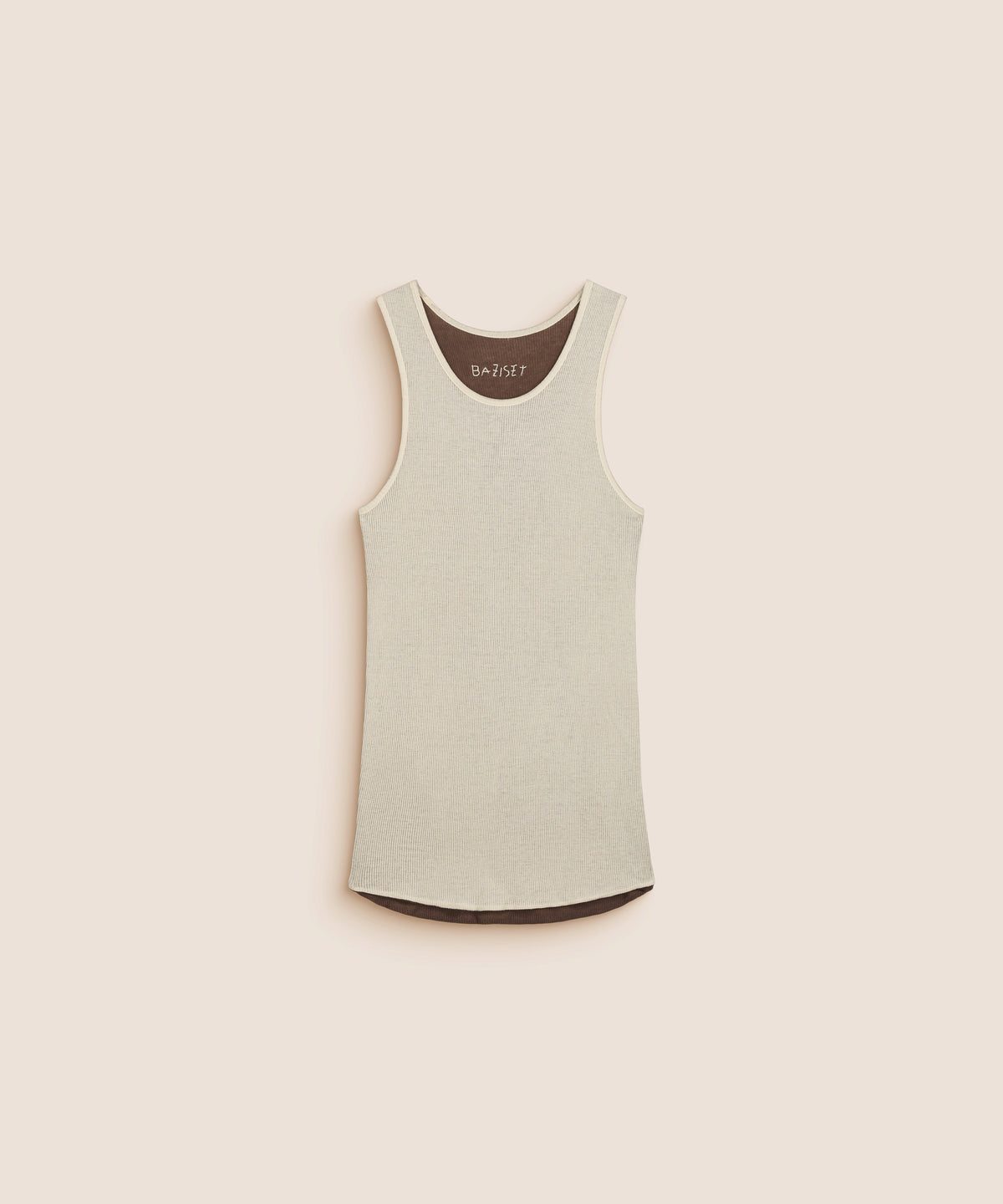 TOP AVILE REVERSIBLE ECRU/MARRON