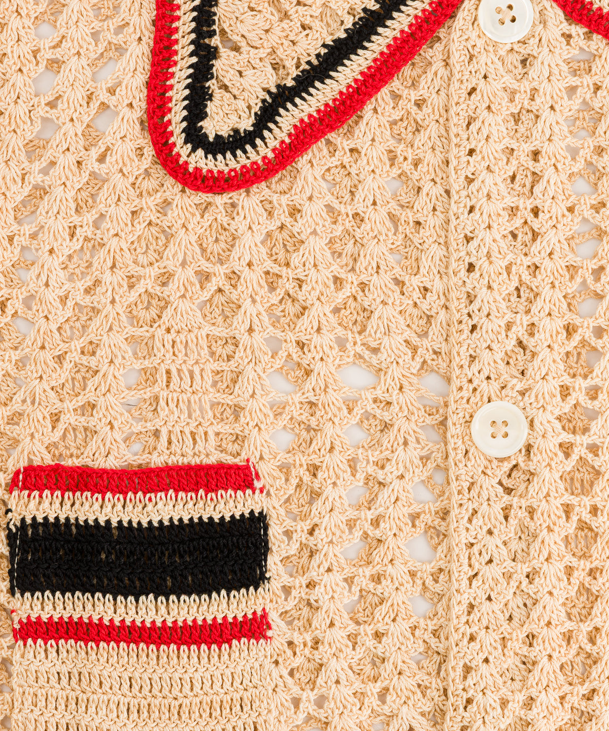CROC CARDIGAN BEIGE