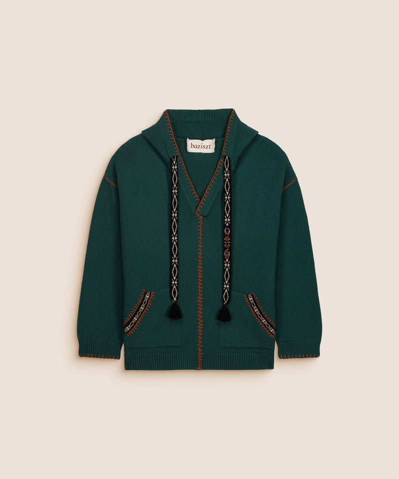 HOODIE KAFTI VERT