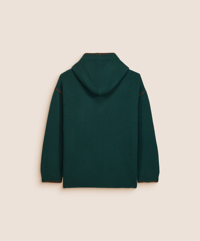 HOODIE KAFTI VERT