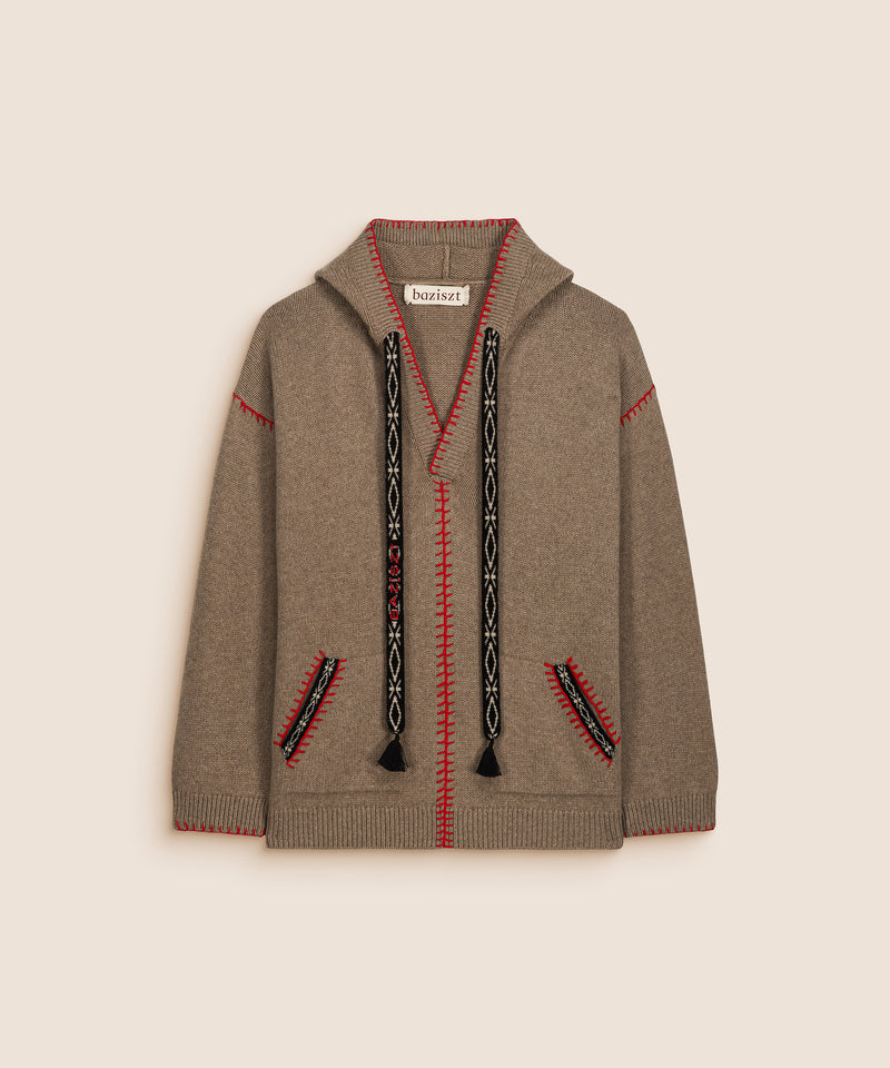 KAFTI HOODIE TAUPE