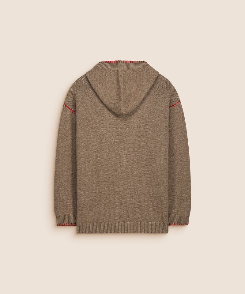 KAFTI HOODIE TAUPE