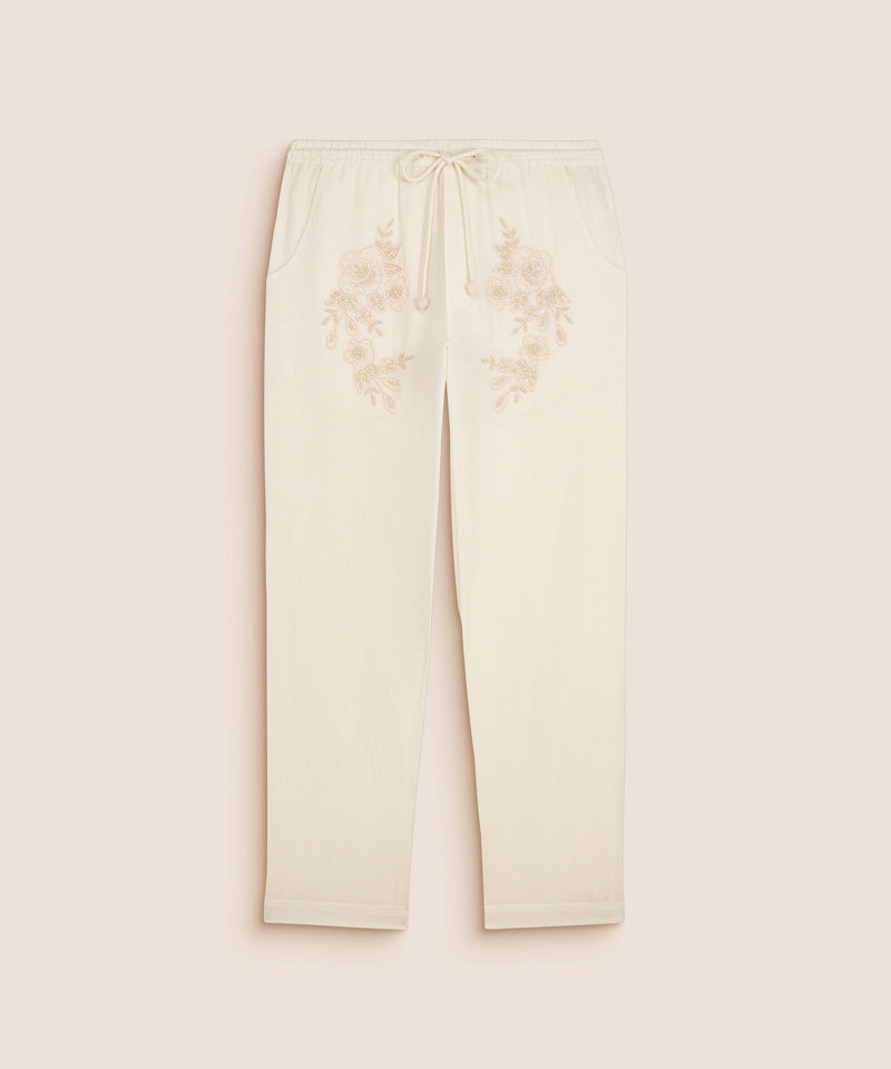 CELESTE PANTS OFF WHITE