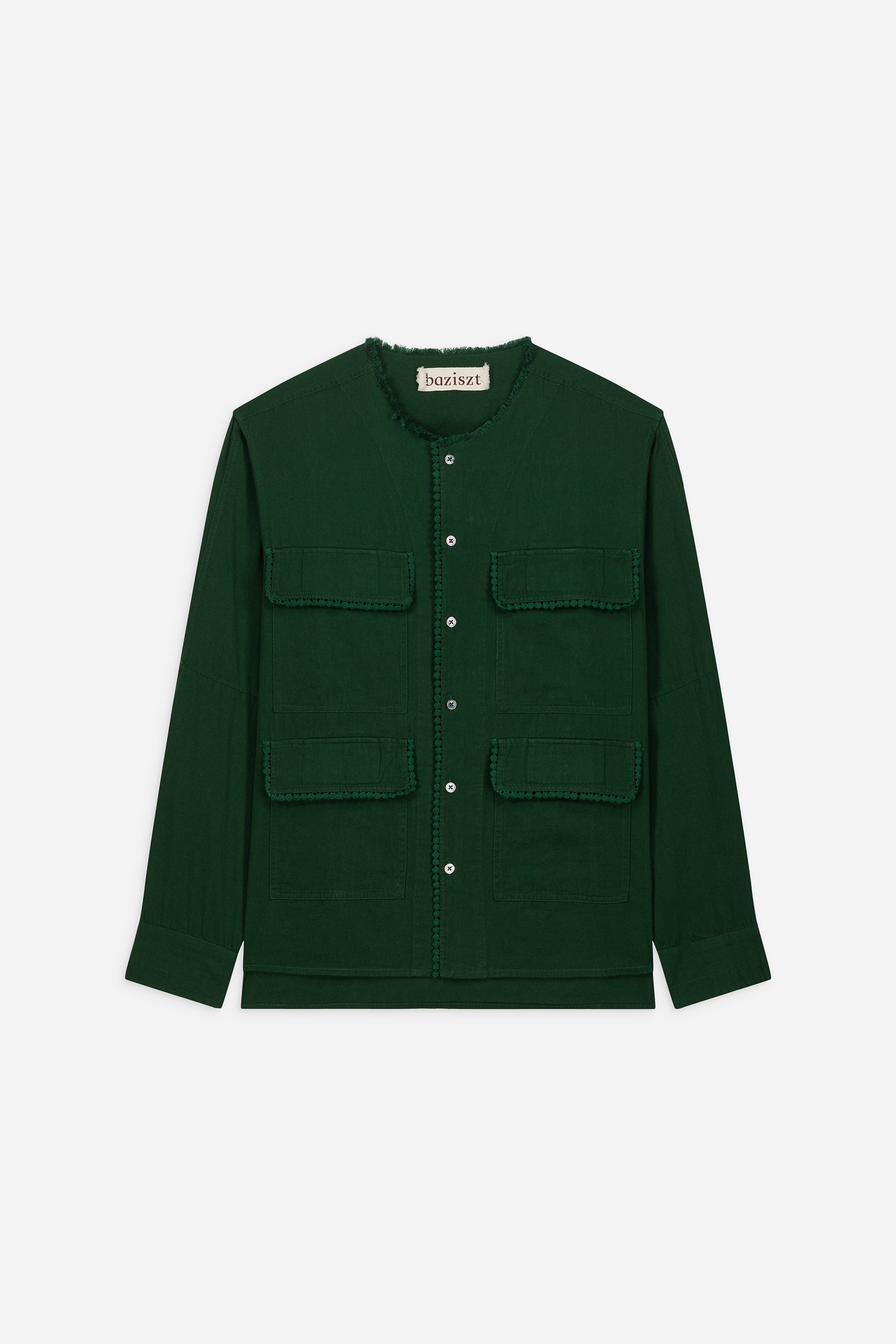 CHEMISE CORNICHE VERT