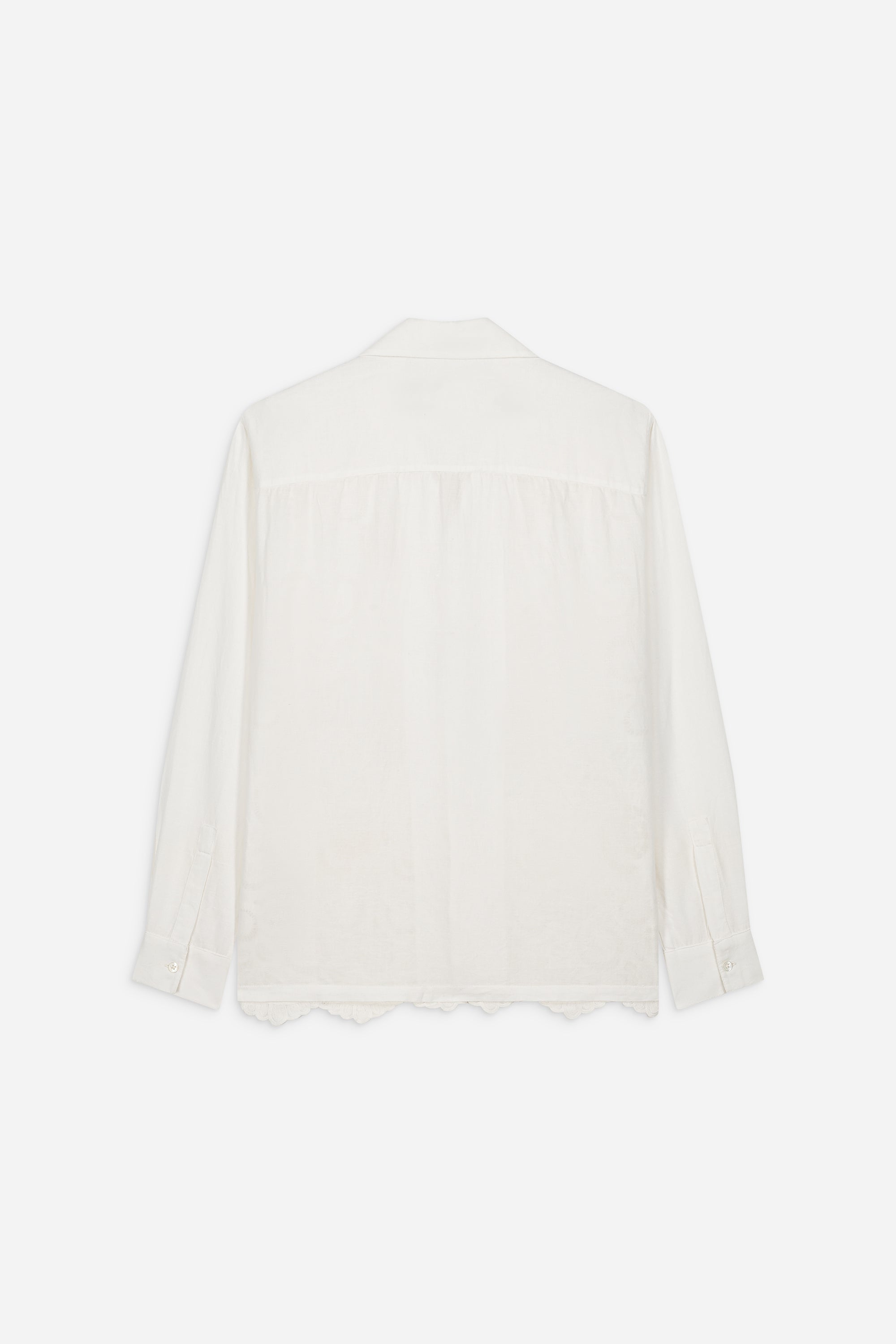 CHEMISE CROCHET BLANC