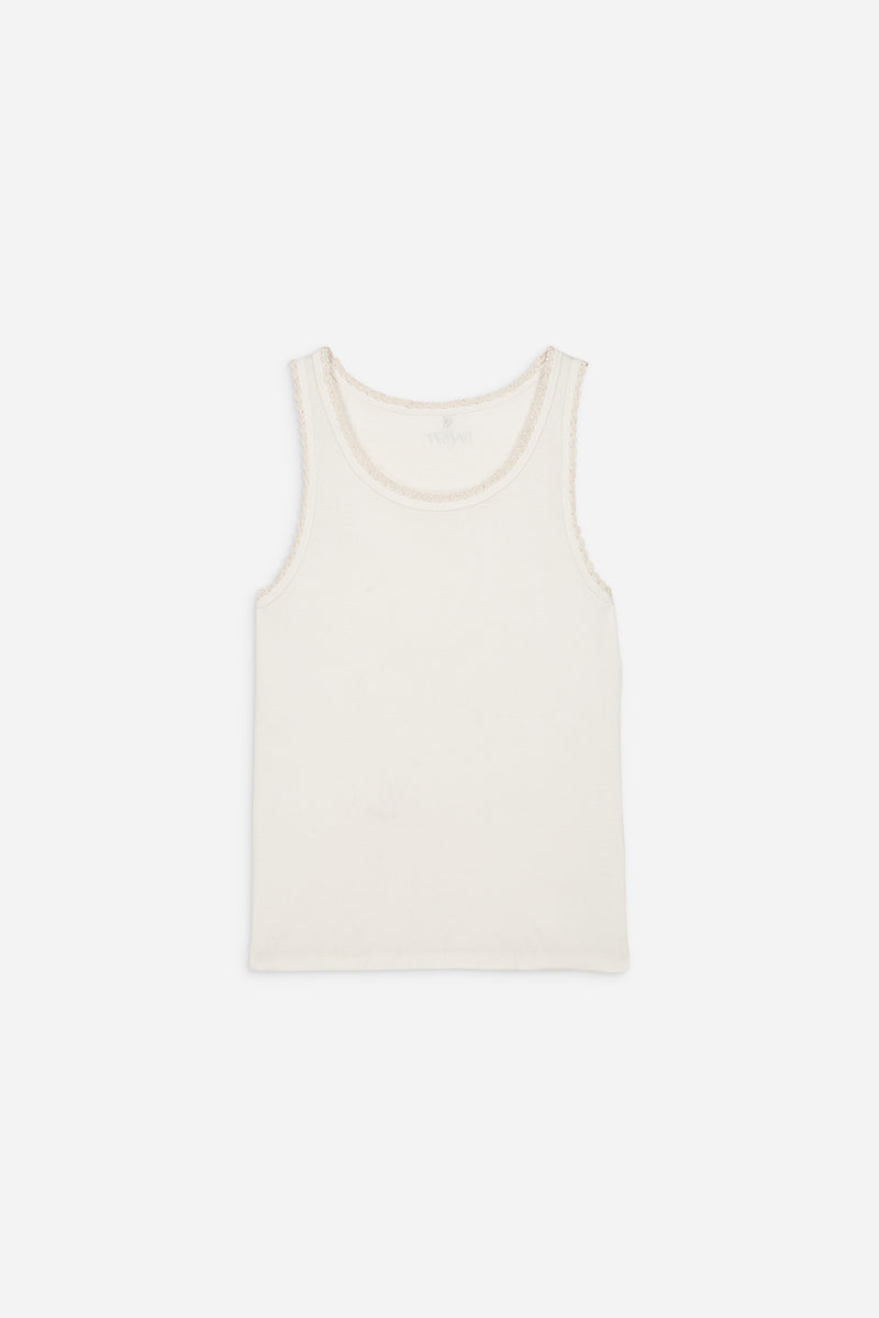 CROQUET TOP WHITE