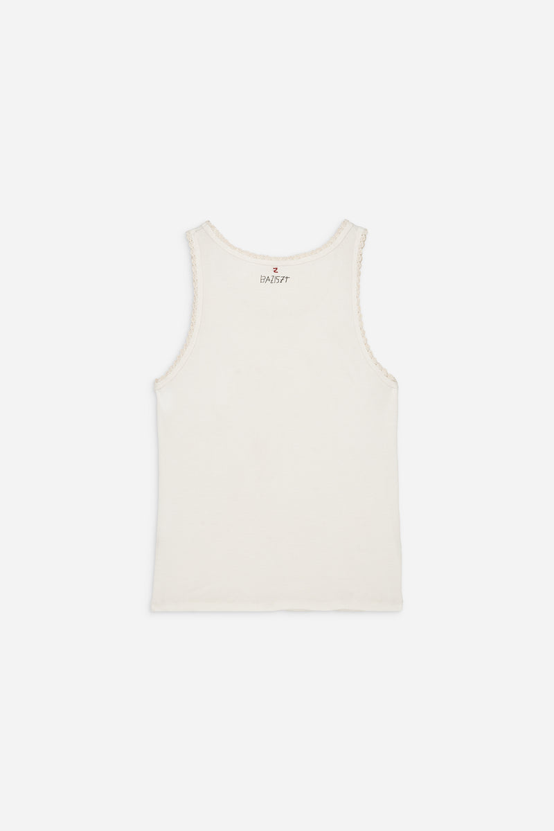 CROQUET TOP WHITE