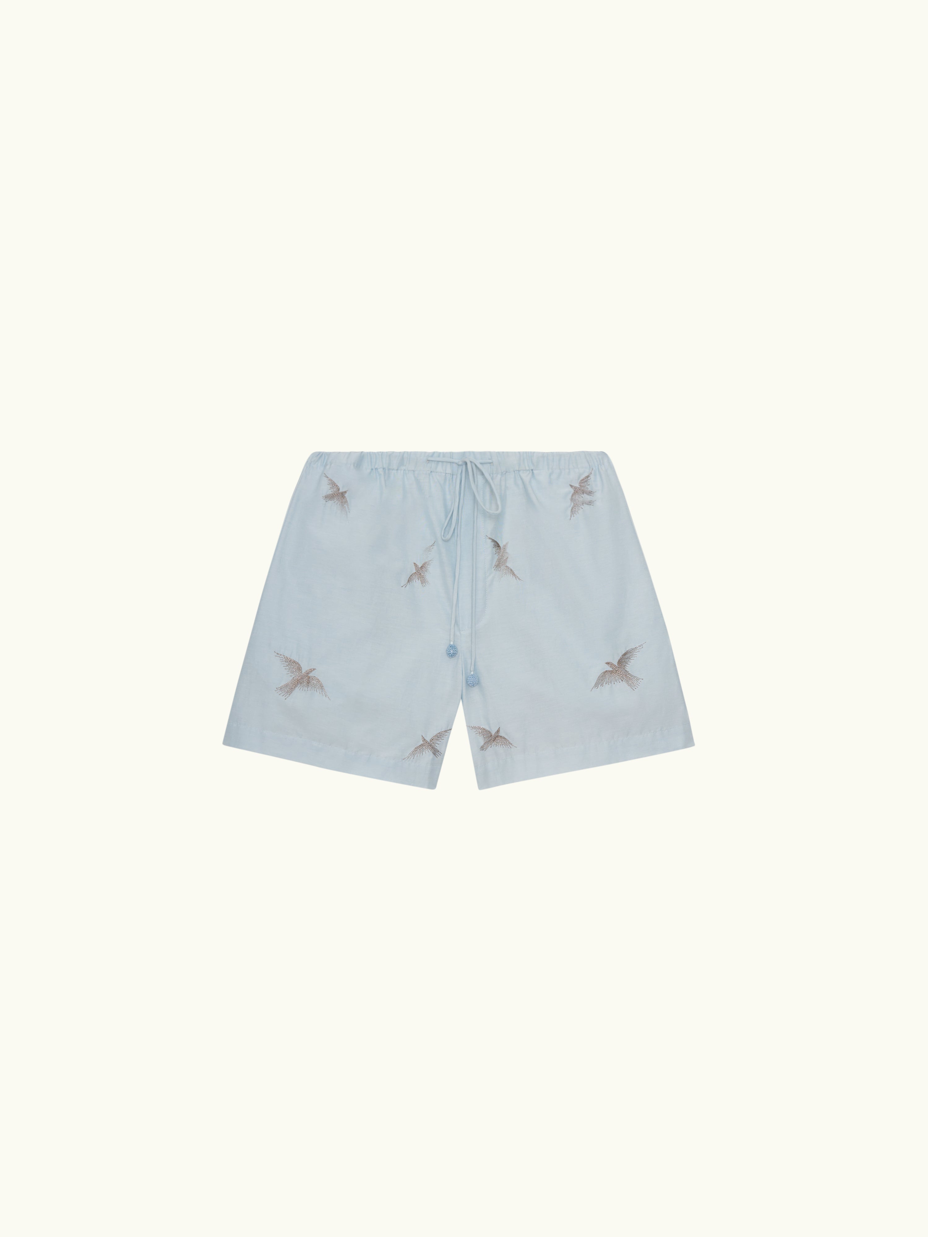 Colombus light blue shorts