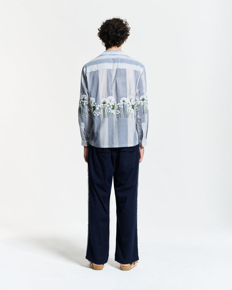 PANTALON CORNICHE BLEU MARINE