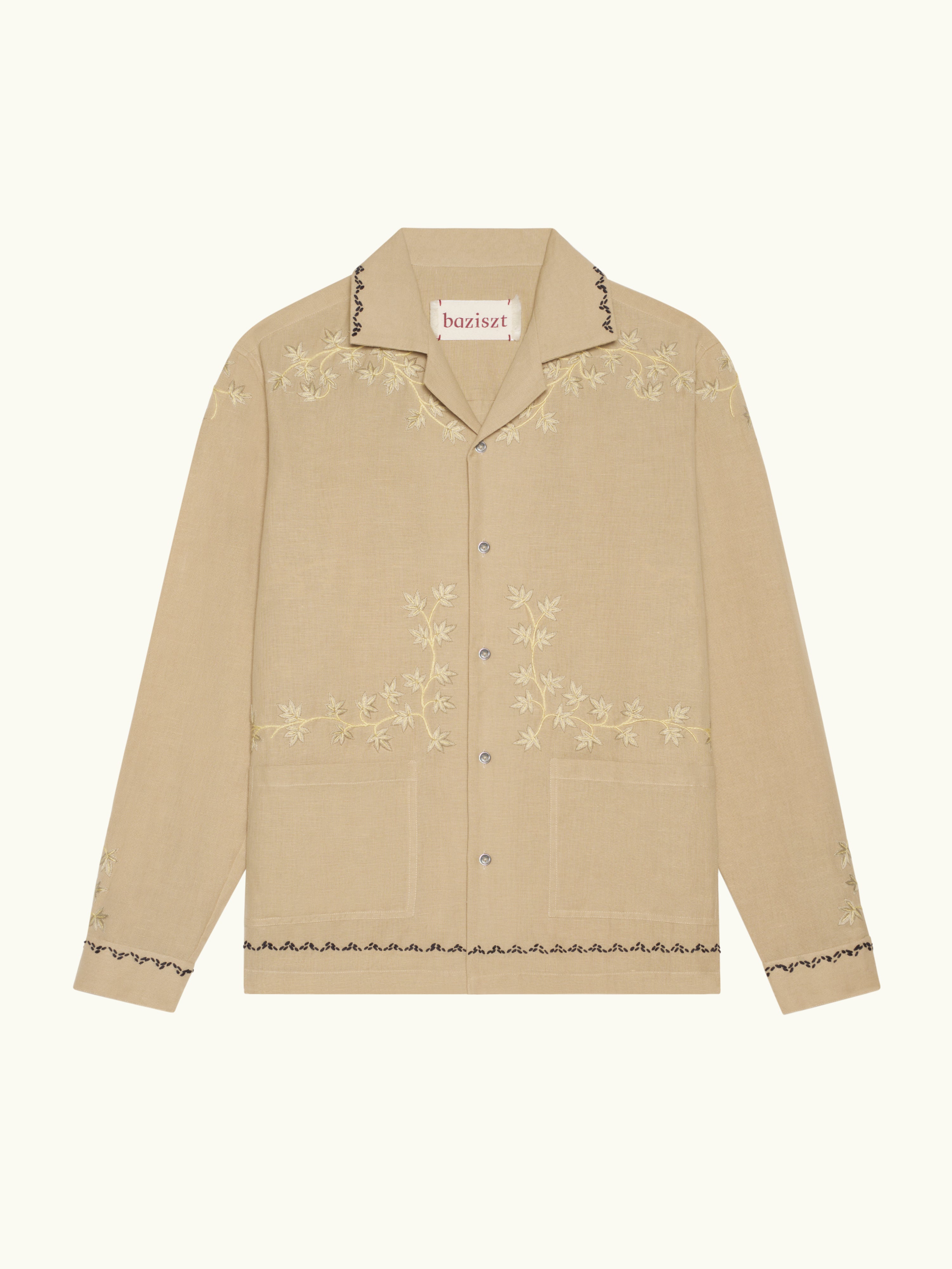 Gevrey Shirt – Beige Cotton | Baziszt