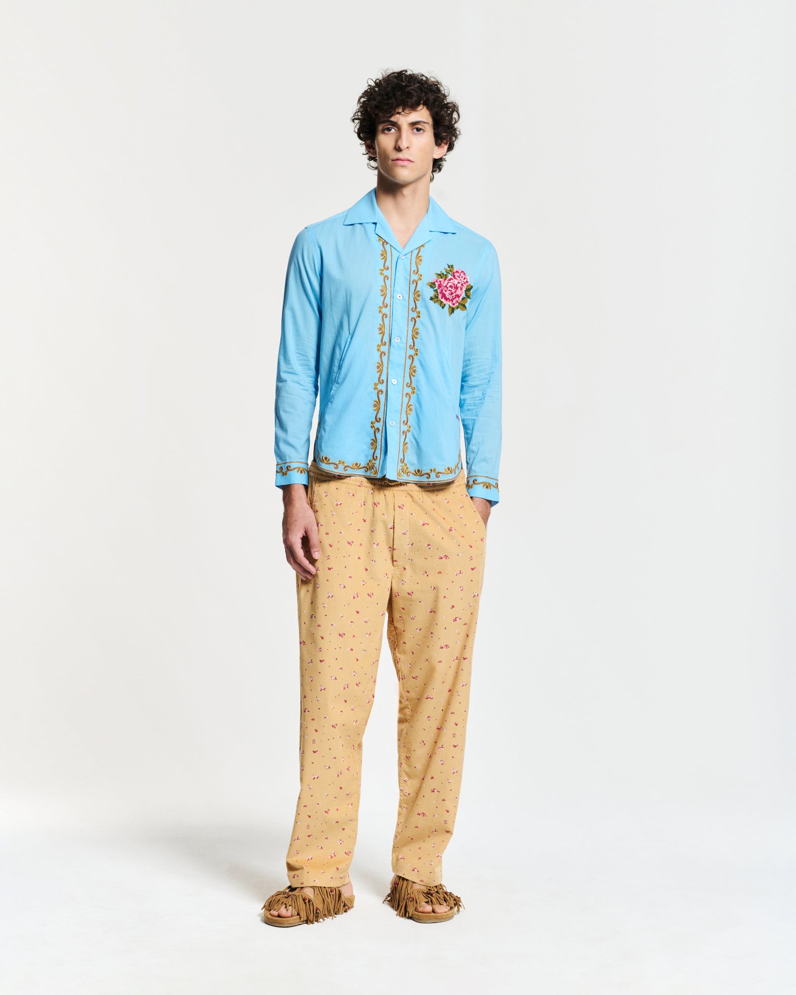 Hamilton Shirt - Blue Cotton