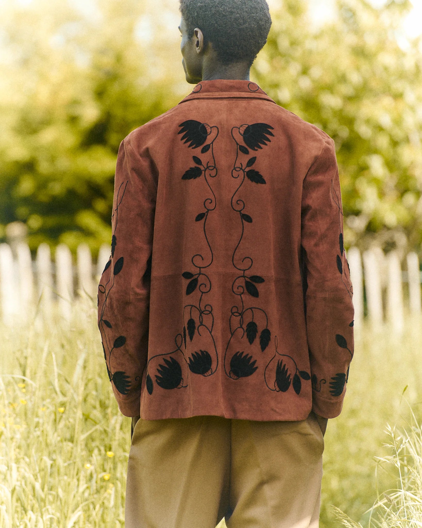 Herblore Jacket – Burgundy Suede | Baziszt