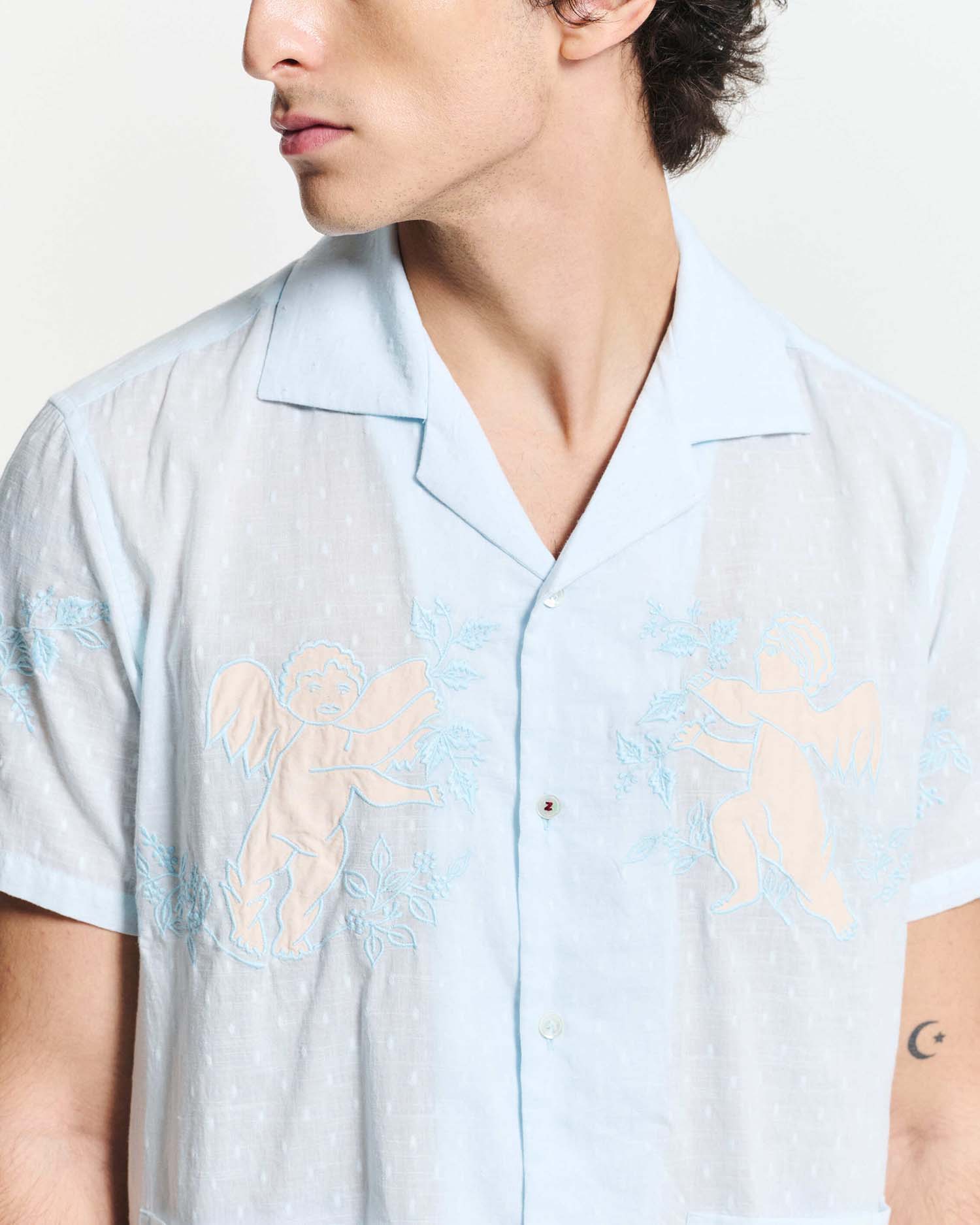 La chemise Bina - Bleu Ciel