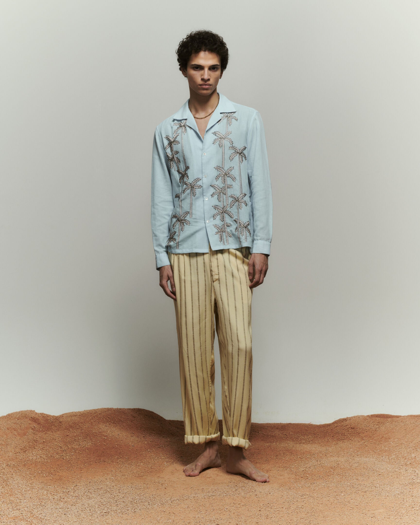 Baziszt, Lookbook Spring Summer 2024, Palm Groove Shirt, Venice Pants
