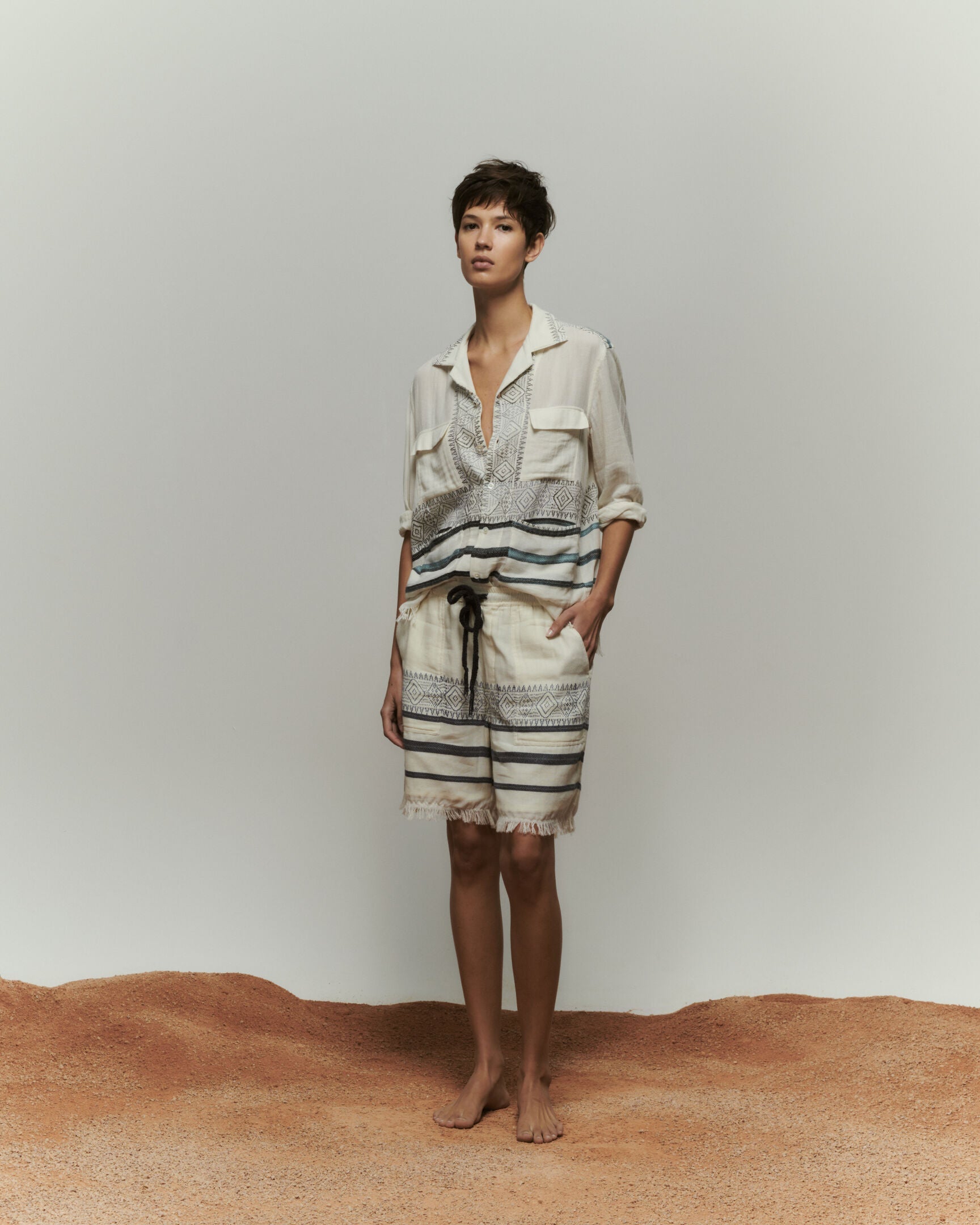 Baziszt, Lookbook Spring Summer 2024, Talilo Shirt, Talilo Shorts