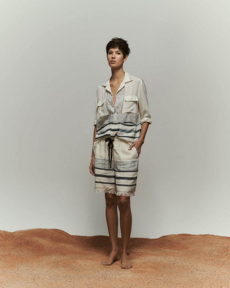 Baziszt, Lookbook Spring Summer 2024, Talilo Shirt, Talilo Shorts