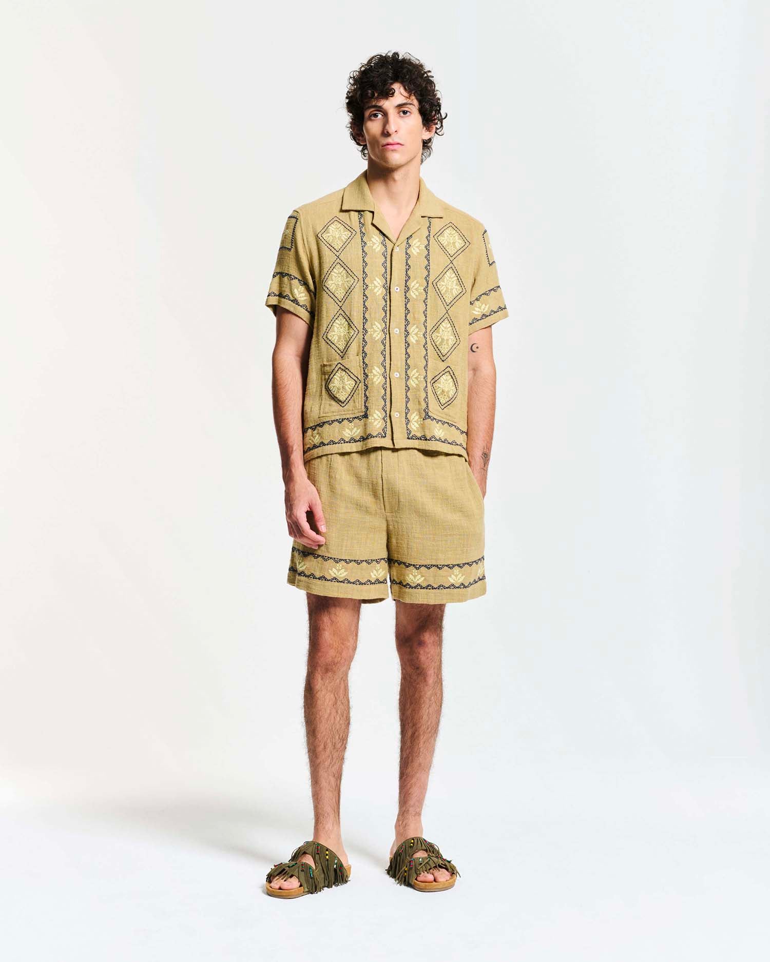 Le short Mexican - Taupe