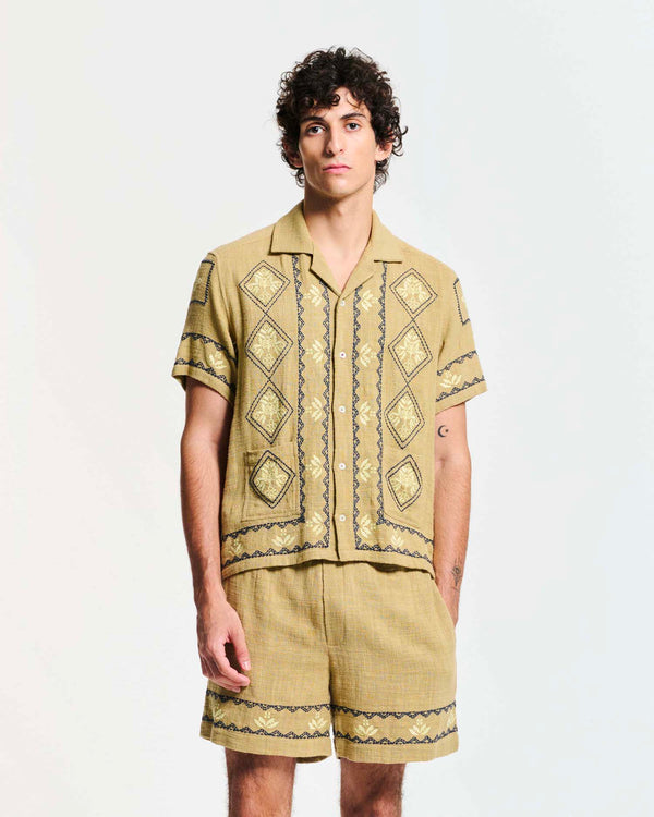 La chemise Mexican - Taupe