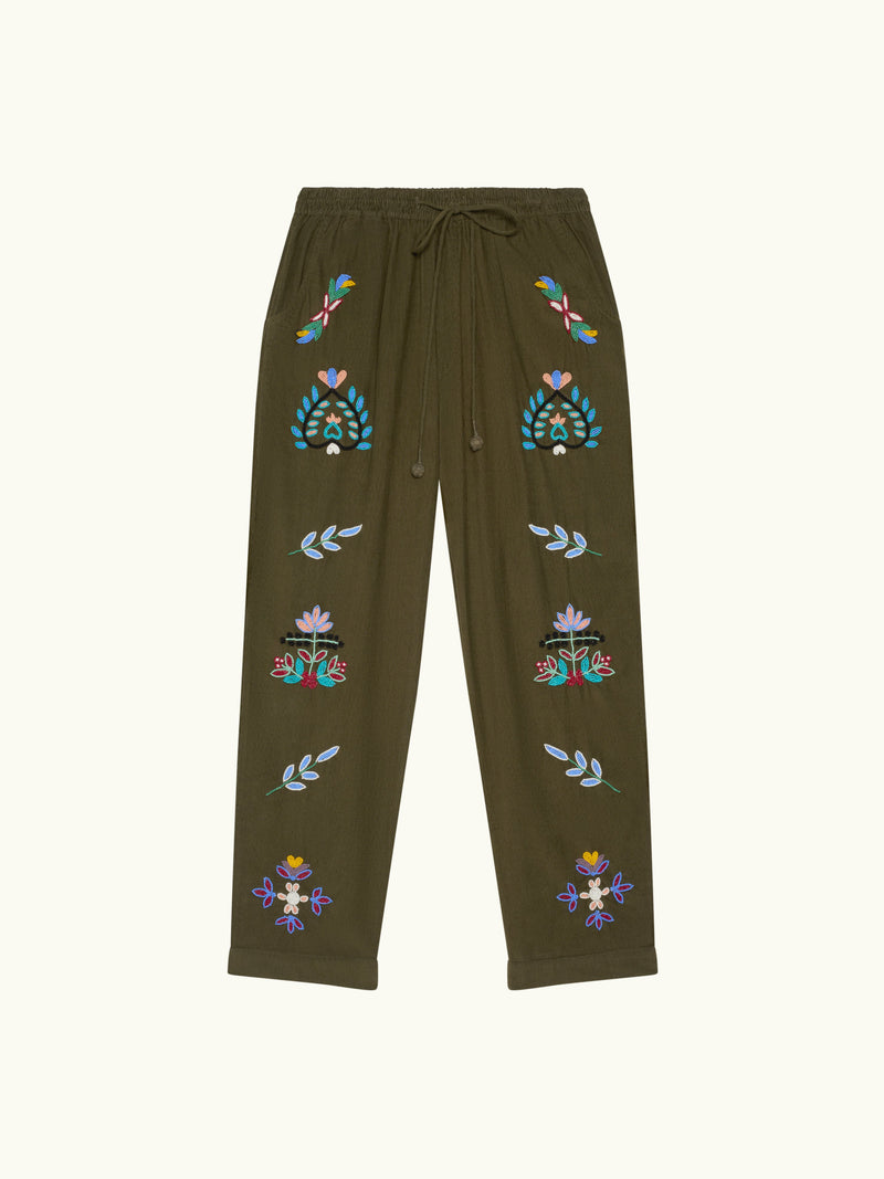 Neon Pants Khaki