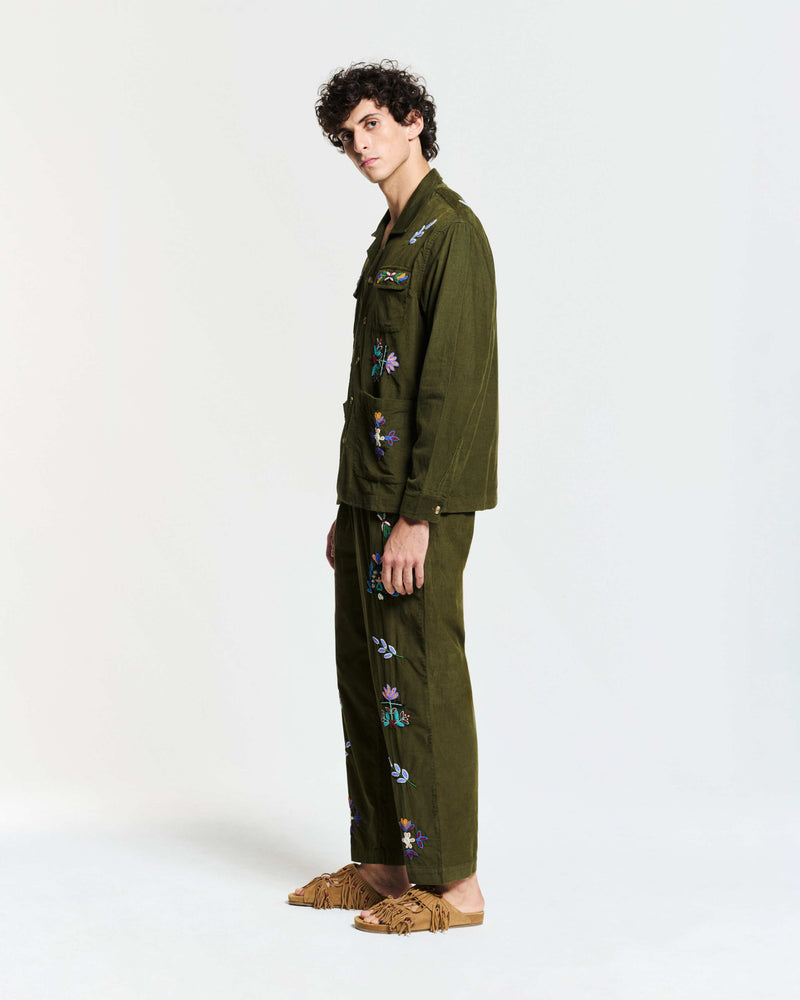 Neon Pants Khaki