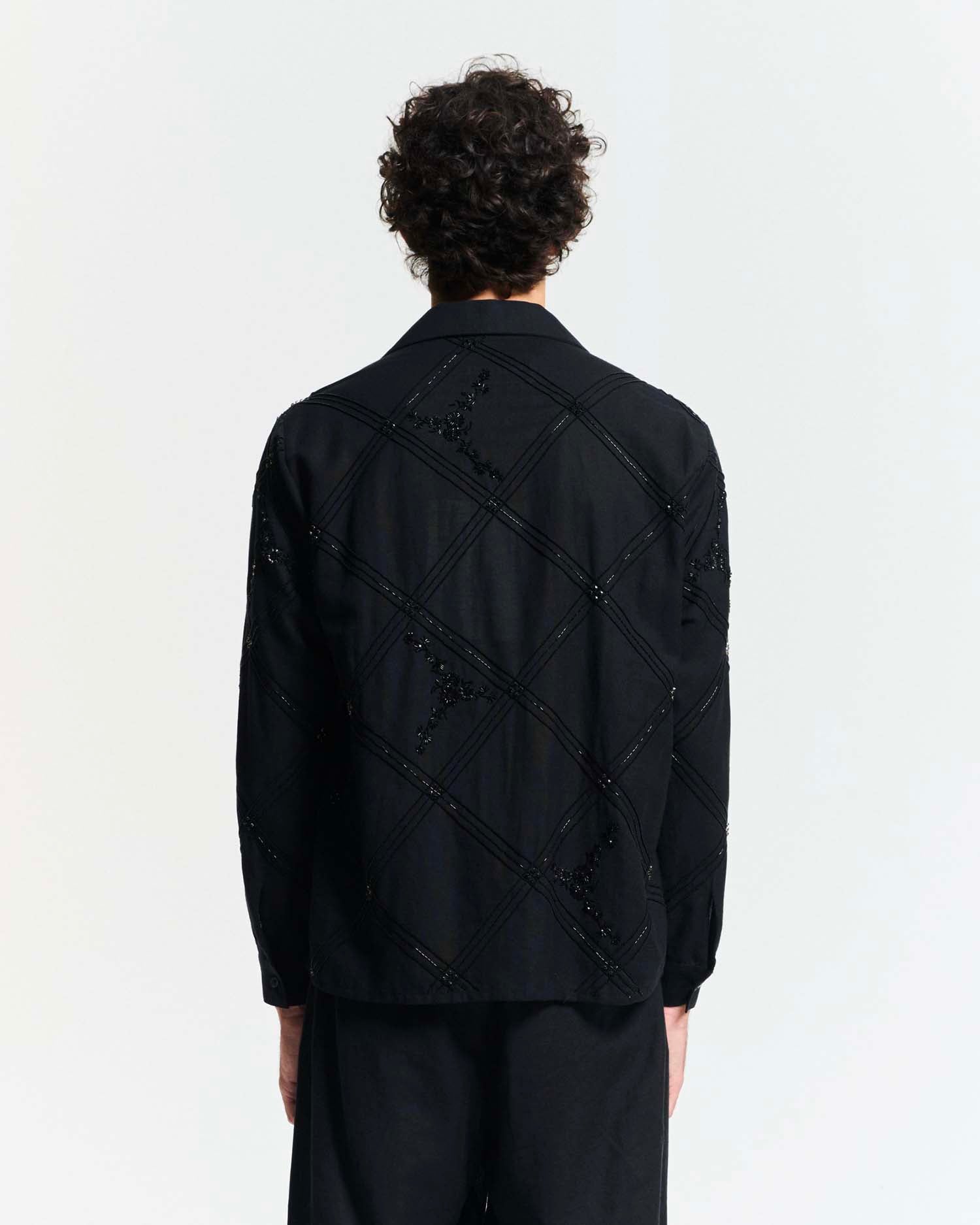 La chemise Orchid - Noir
