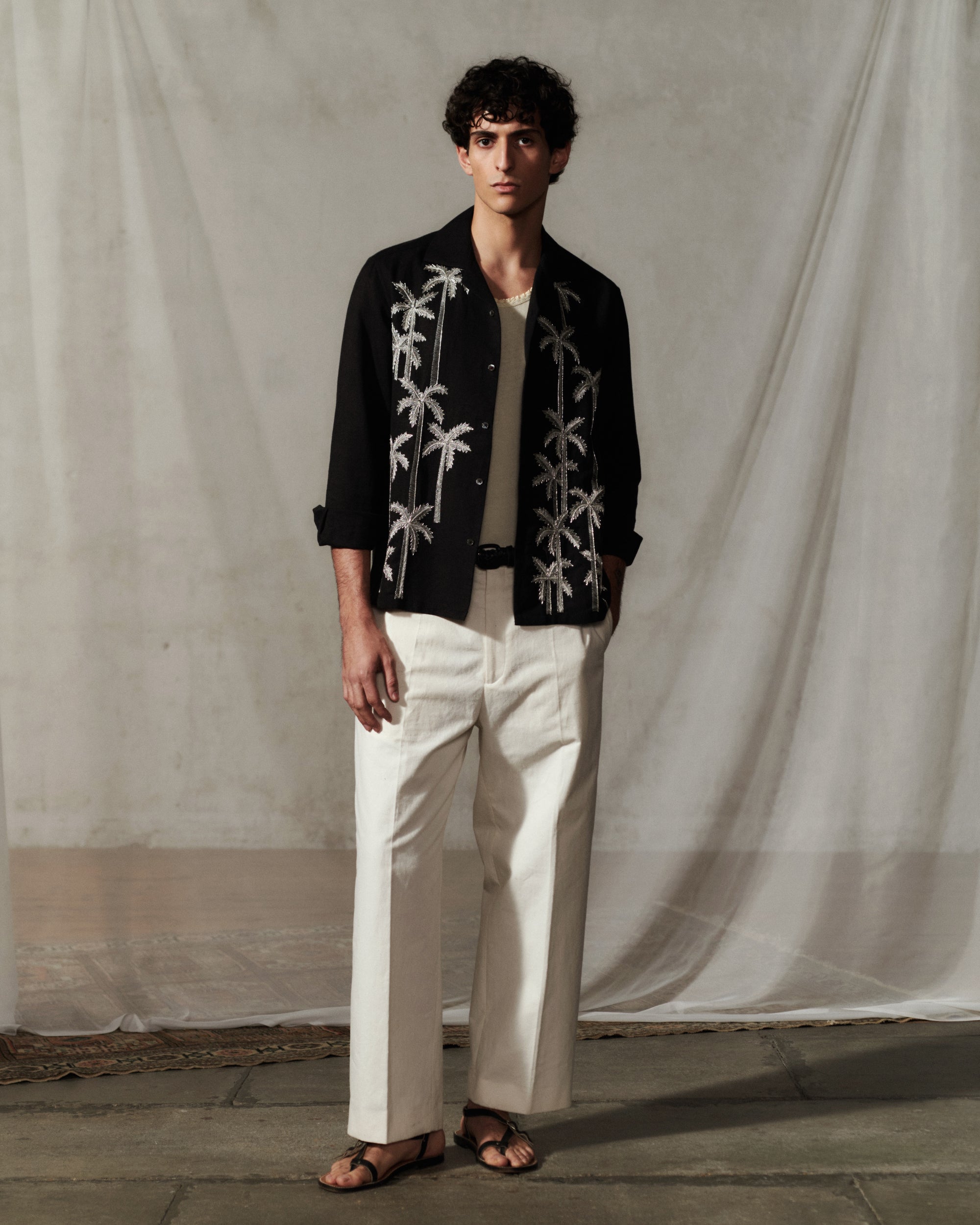 Palm Groove Shirt Black