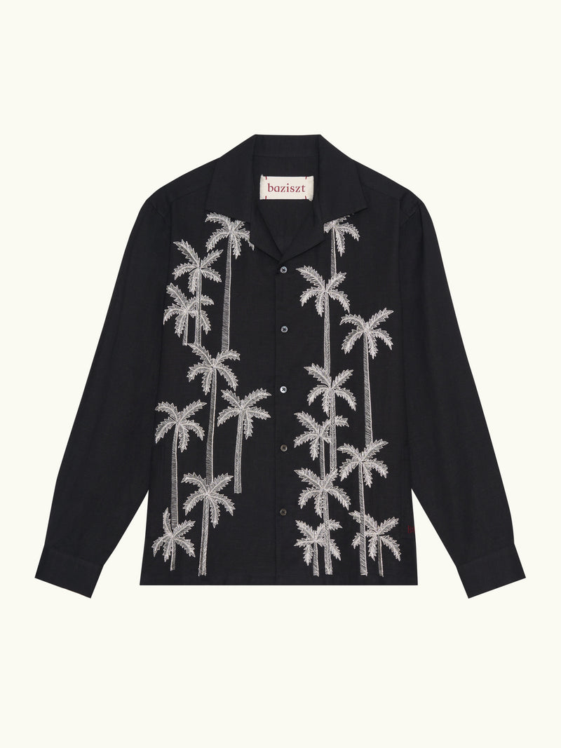 Palm Groove Shirt Black
