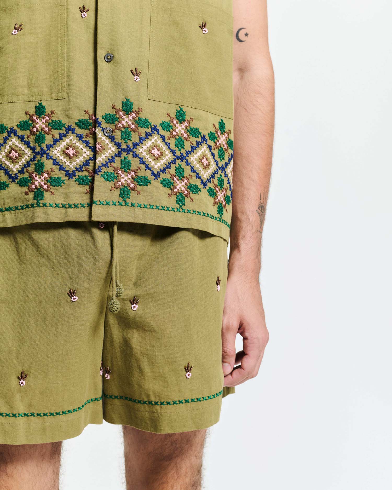 Pistachio Shorts Green/Khaki