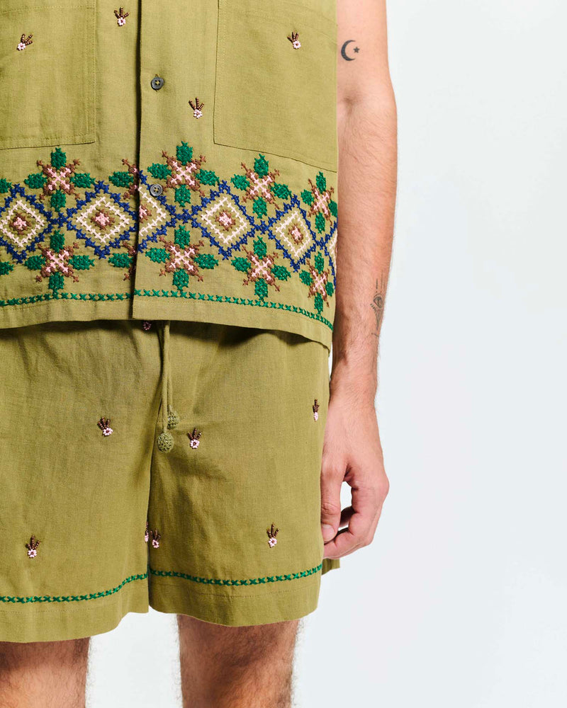Pistachio Shorts Green/Khaki