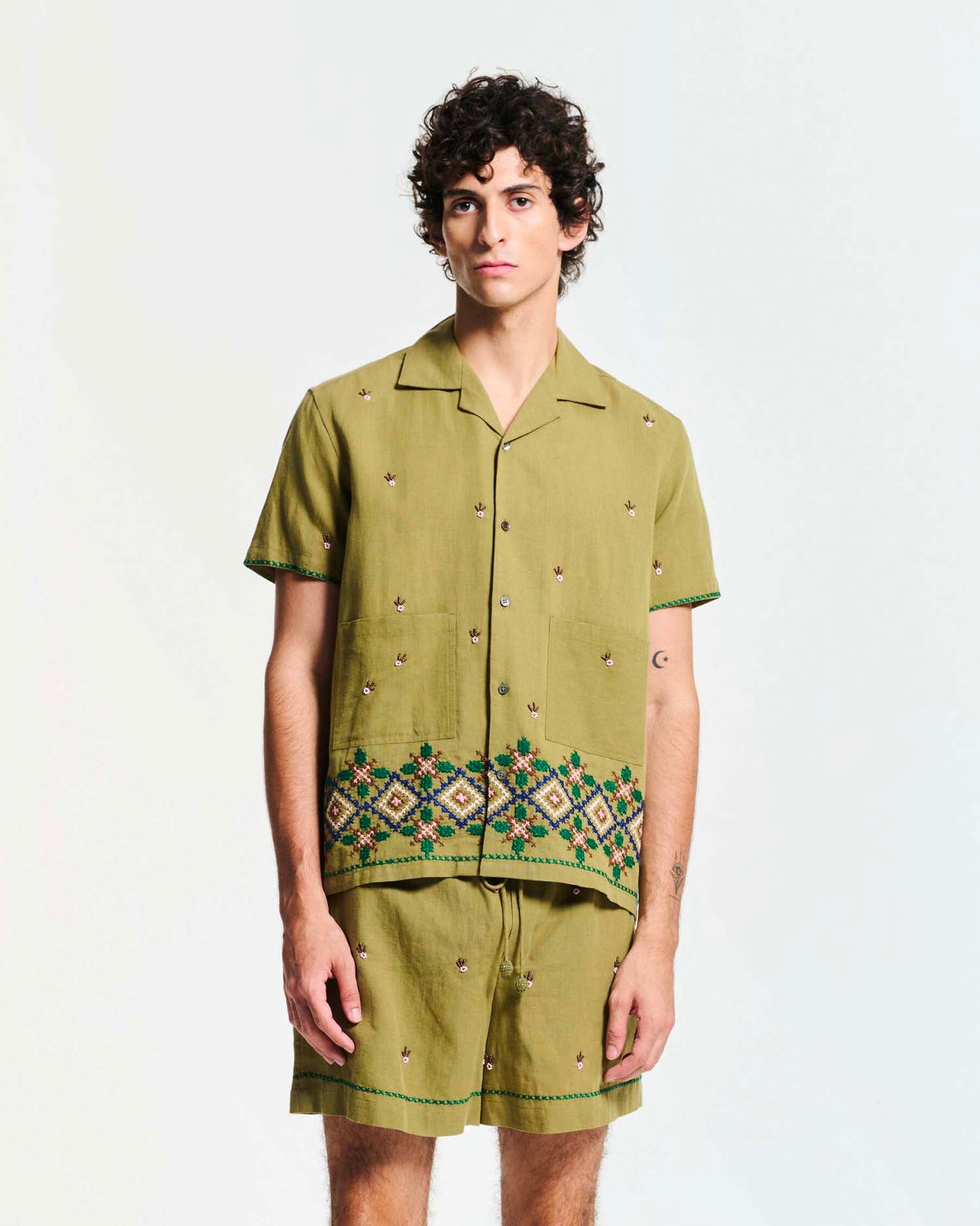 Pistachio Shorts Green/Khaki