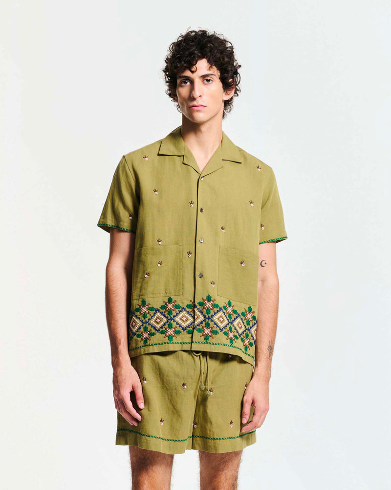 Pistachio Shorts Green/Khaki
