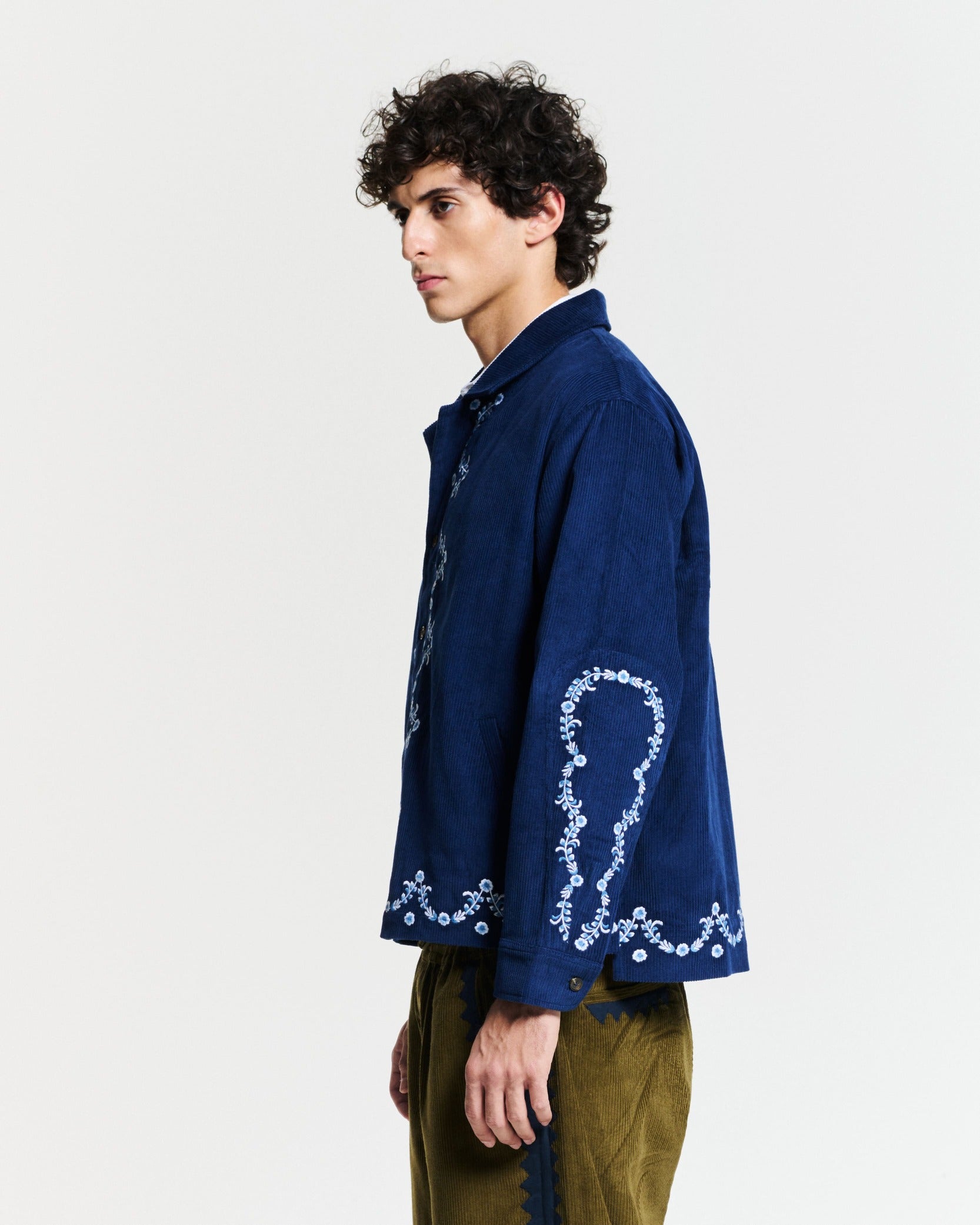 Ponic Jacket – Navy Cotton | Baziszt