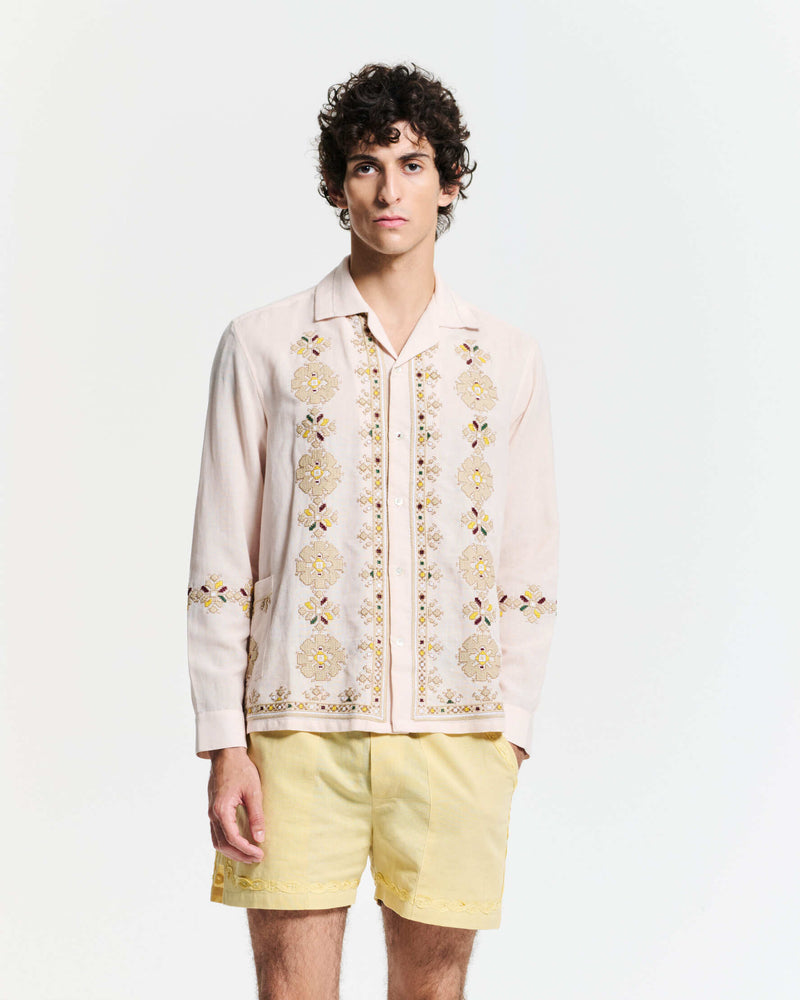 ROSES SHIRT - Light pink