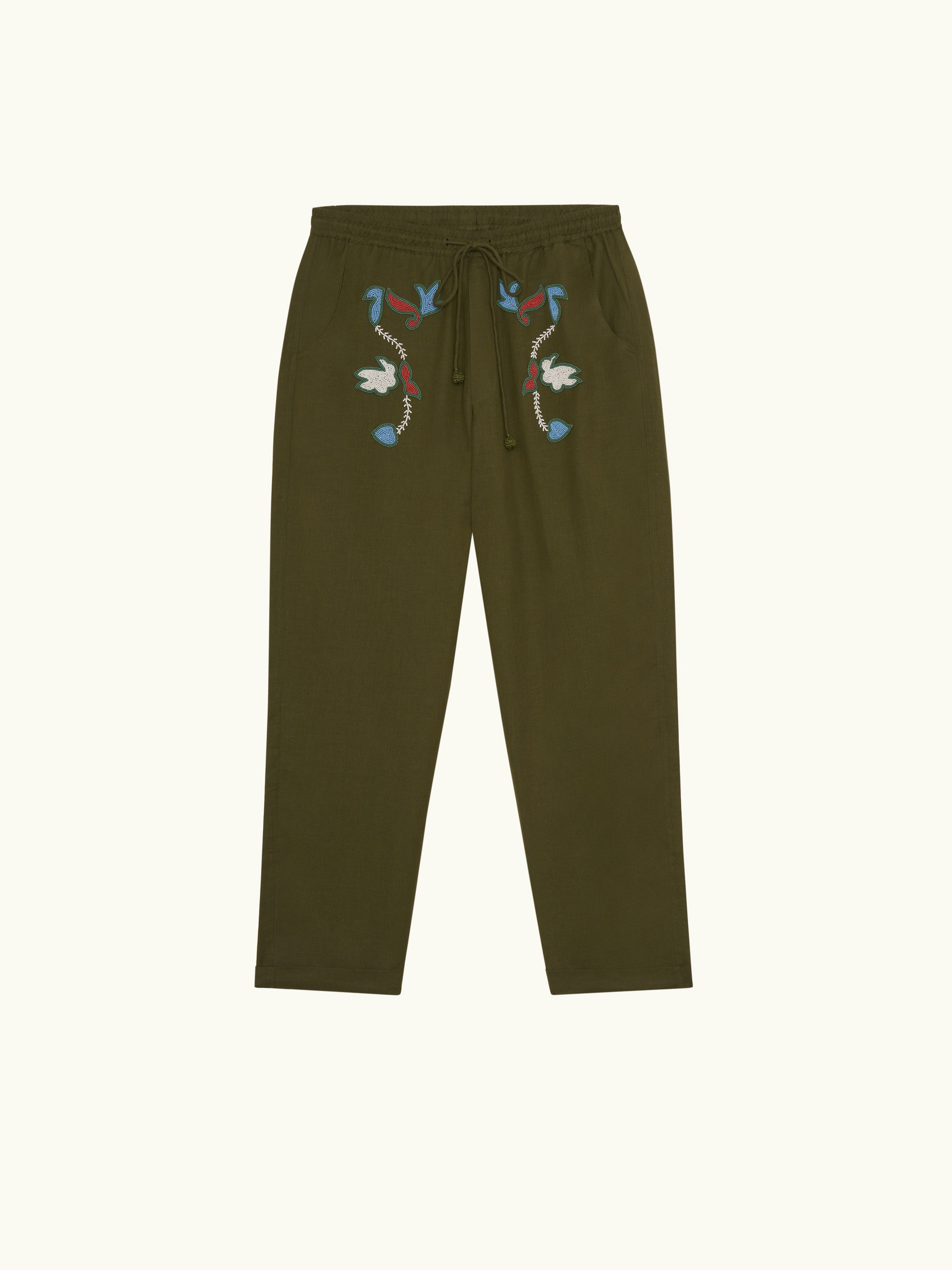 Rouat green khaki pants