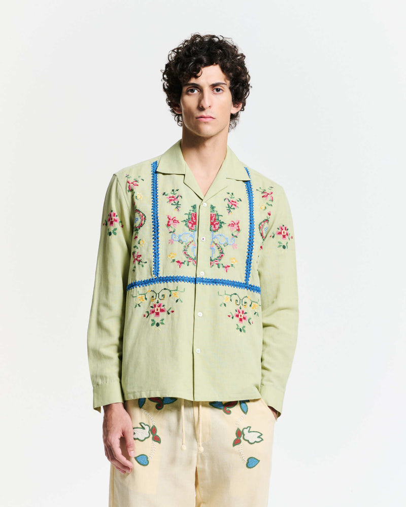 SOHA SHIRT GREEN/MINT