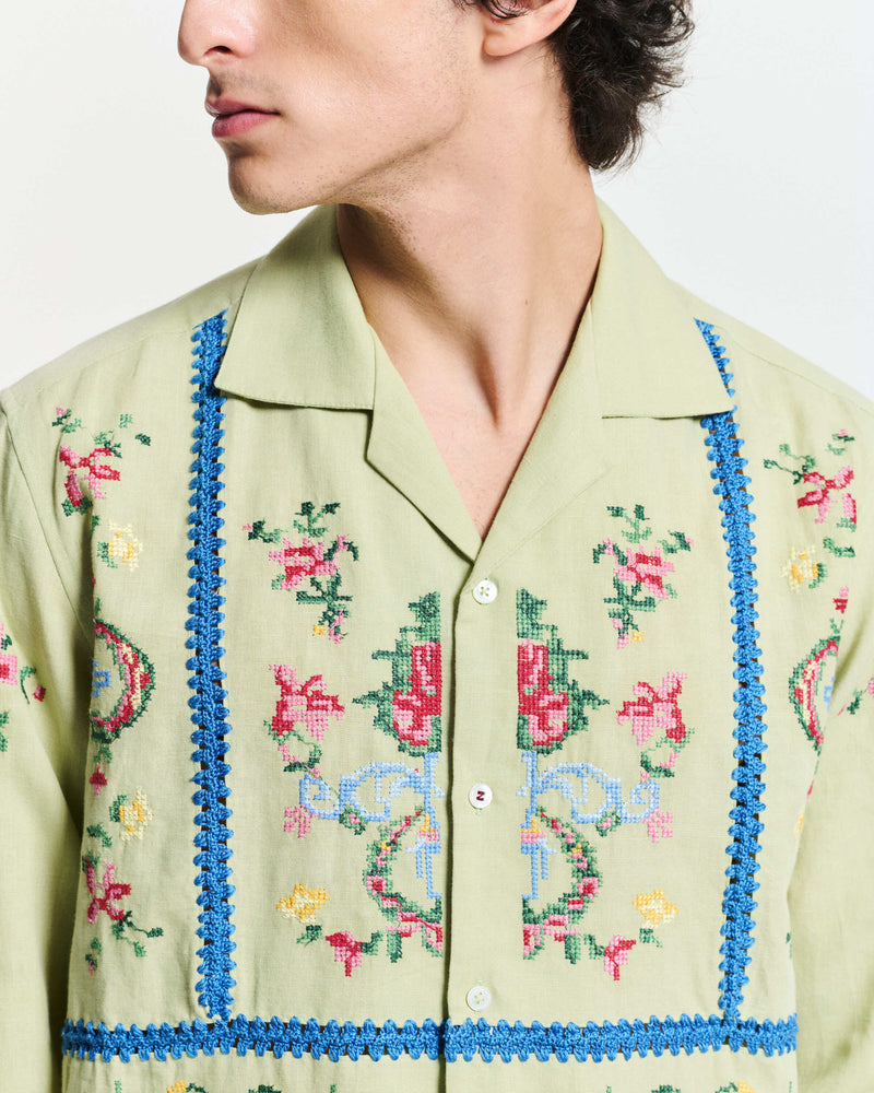SOHA SHIRT GREEN/MINT