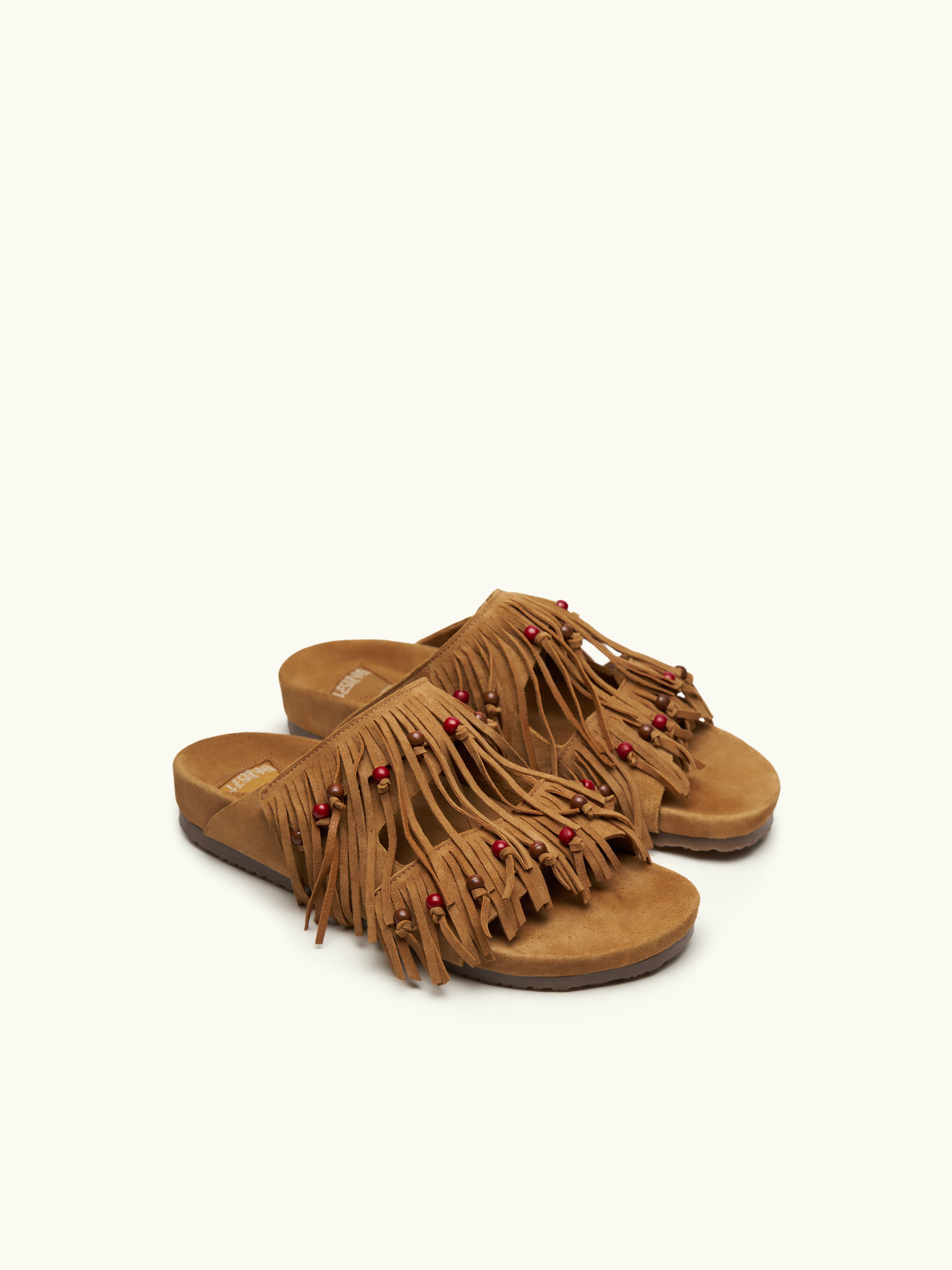 Shoes tassels suede