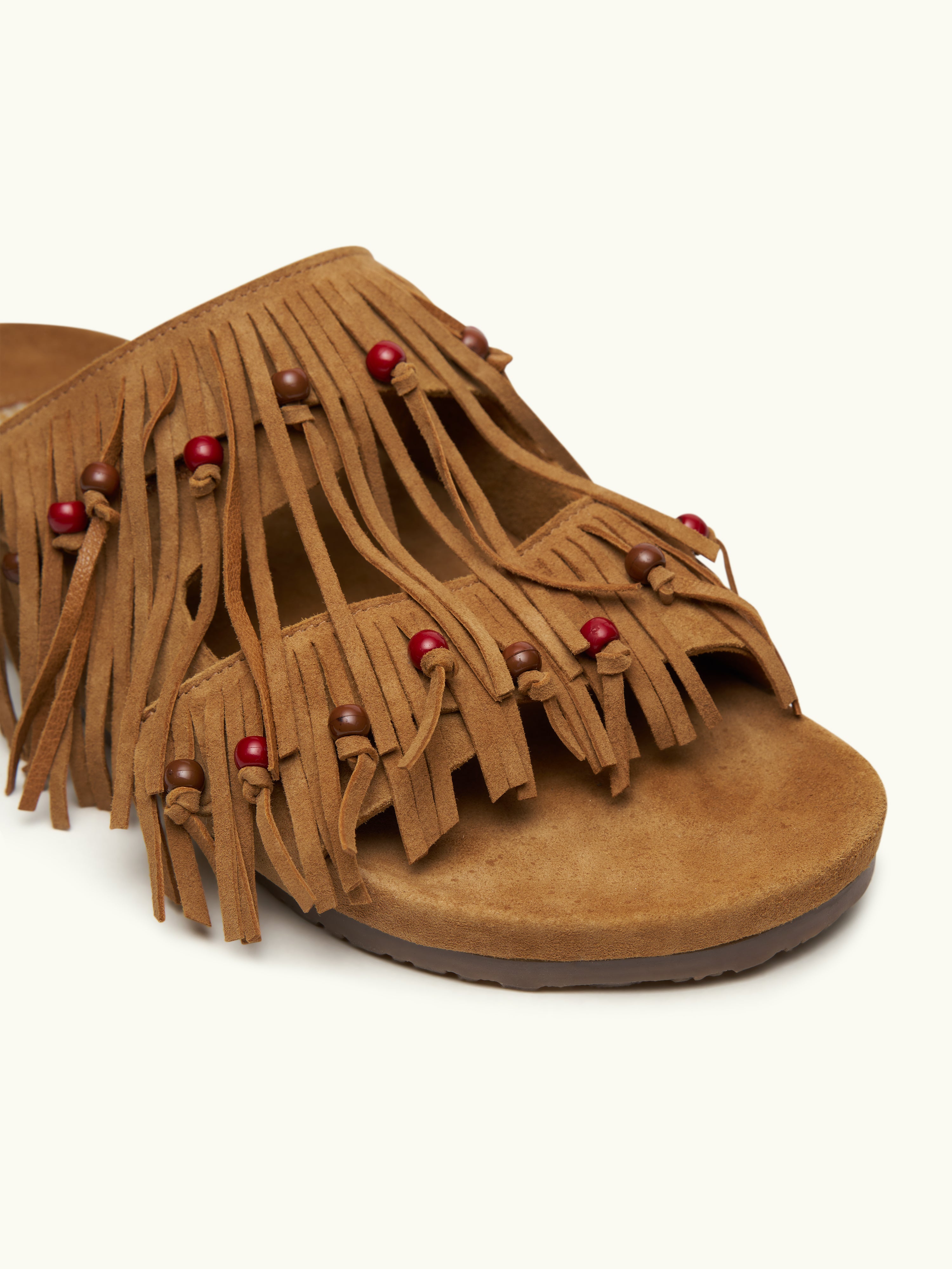 Shoes tassels suede