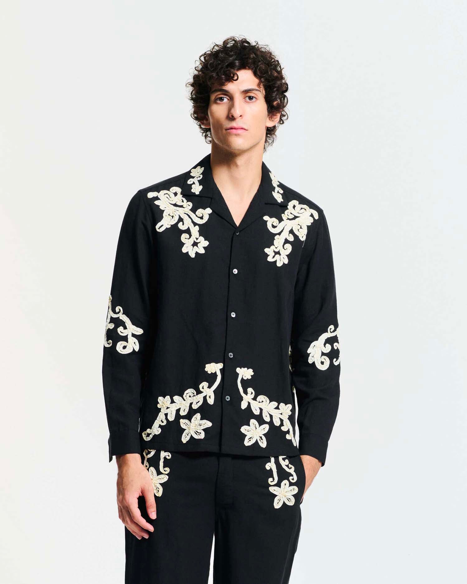 La chemise Taja - Noir