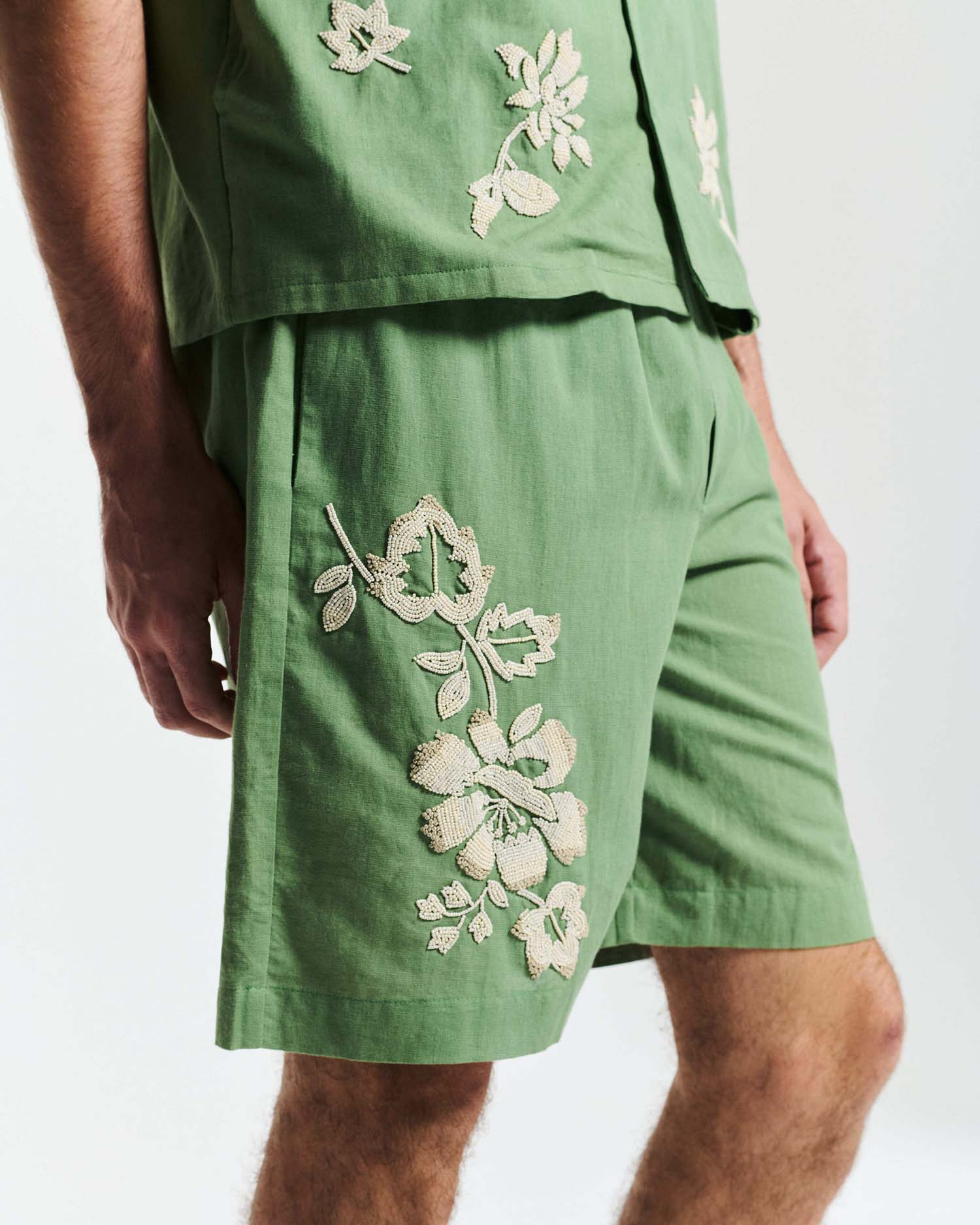 Toujours Shorts Green