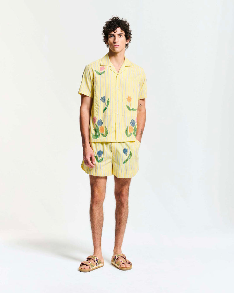 Tulip Shorts Light Yellow