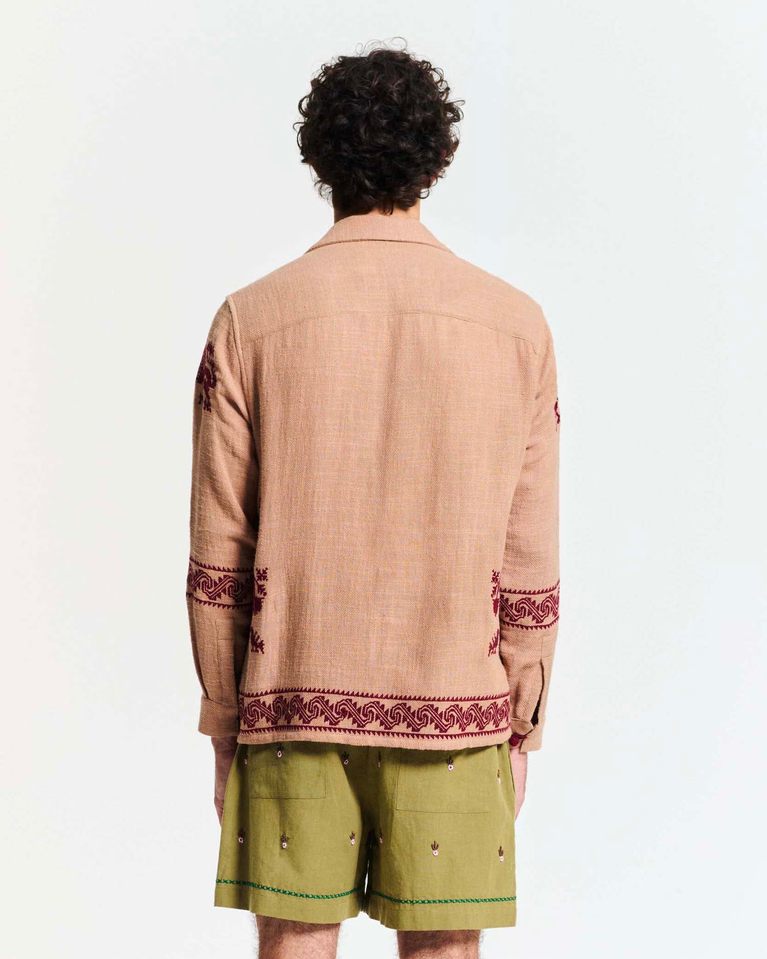 La chemise Tulum Kaki Marron