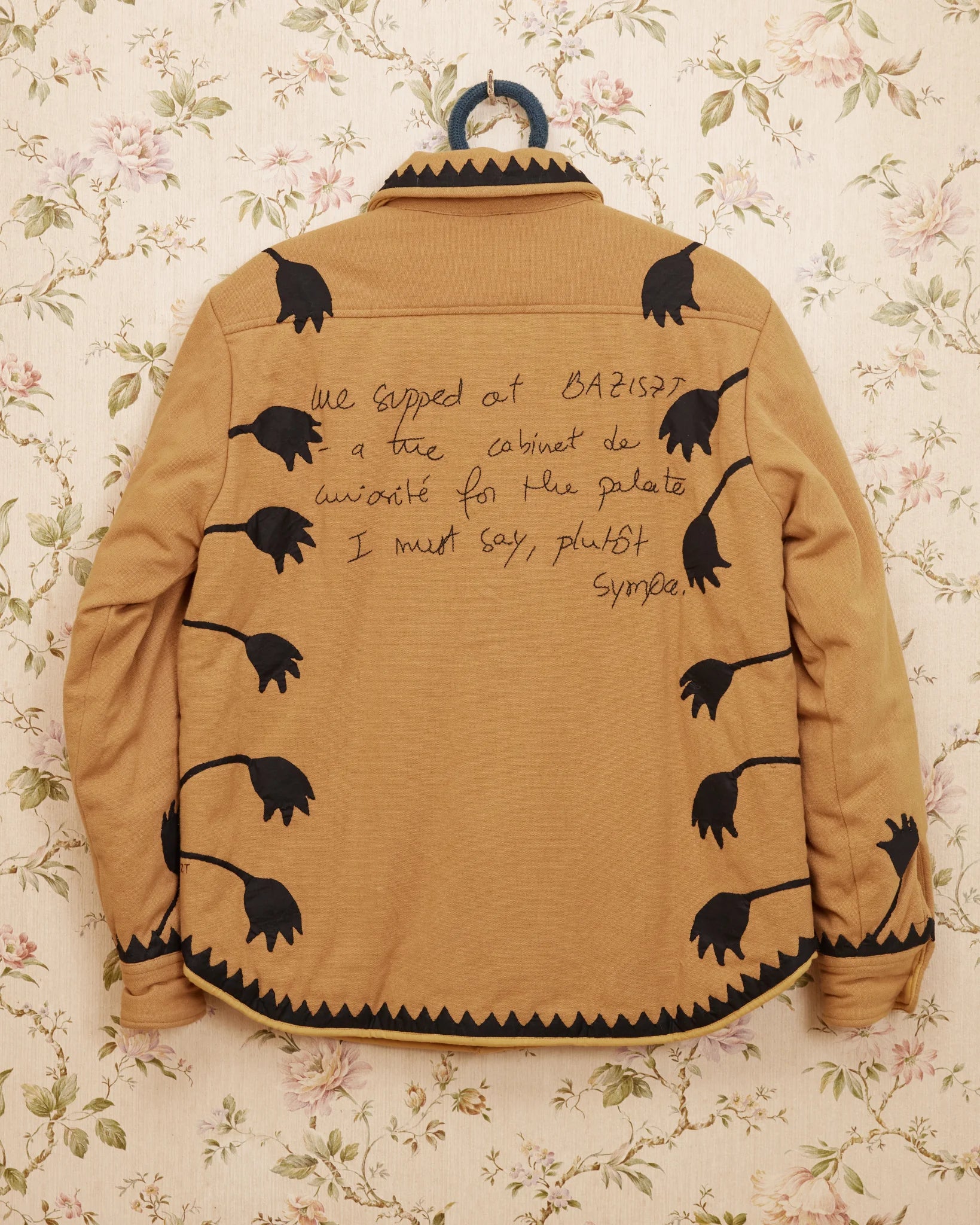 Tulips Jacket – Beige Cotton | Baziszt