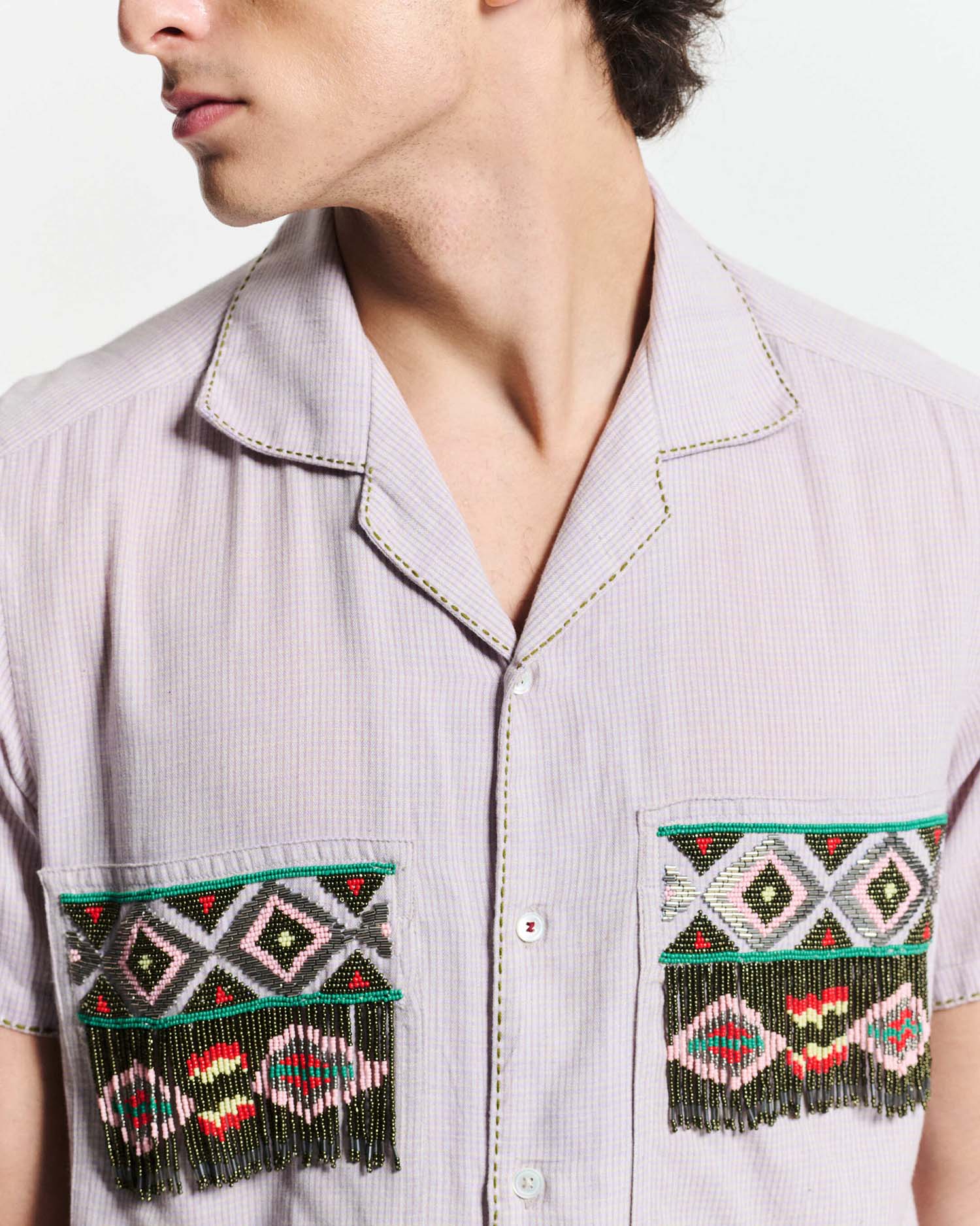 La chemise West - Lilas