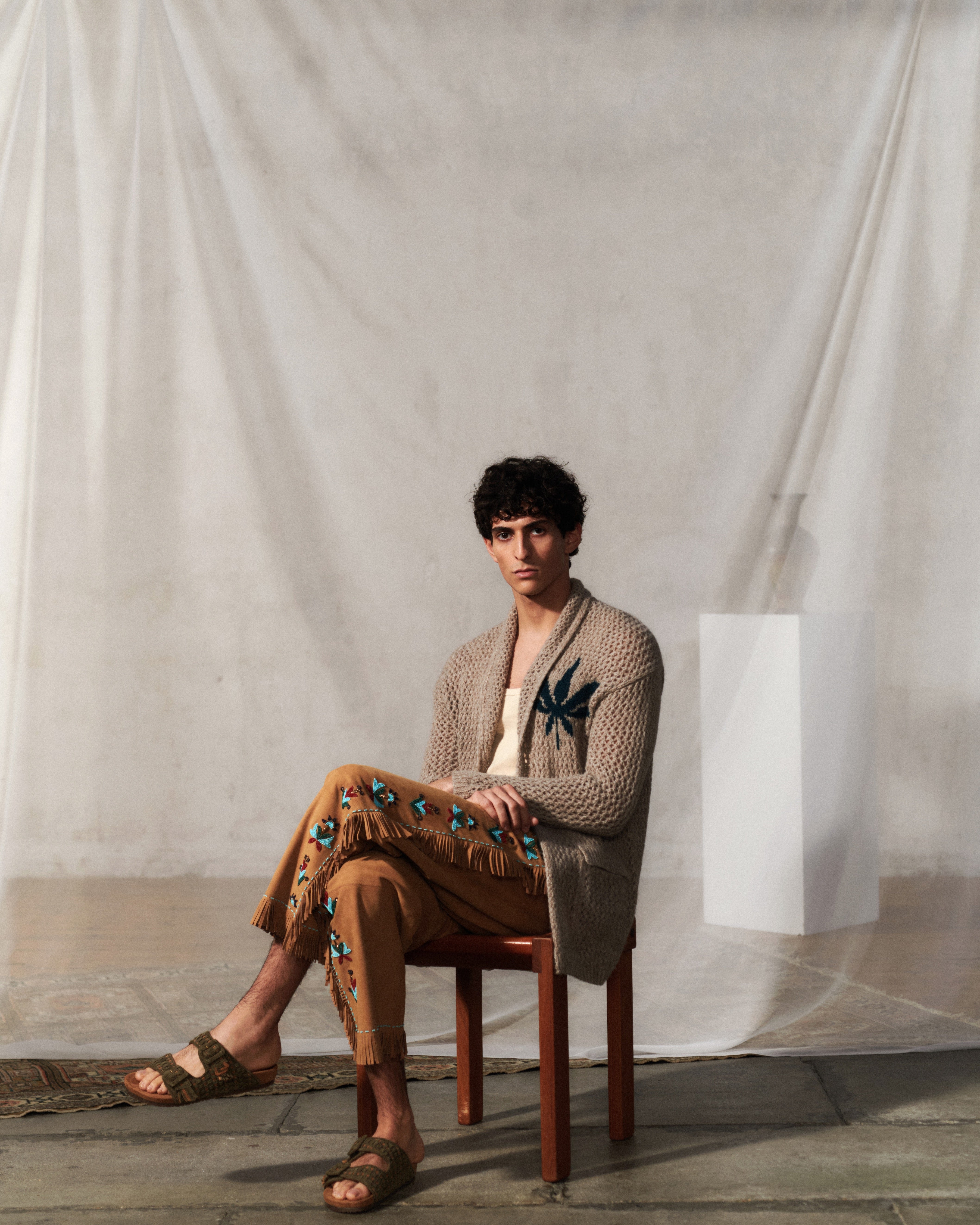 Fridget Pants - Taupe Suede︱Baziszt